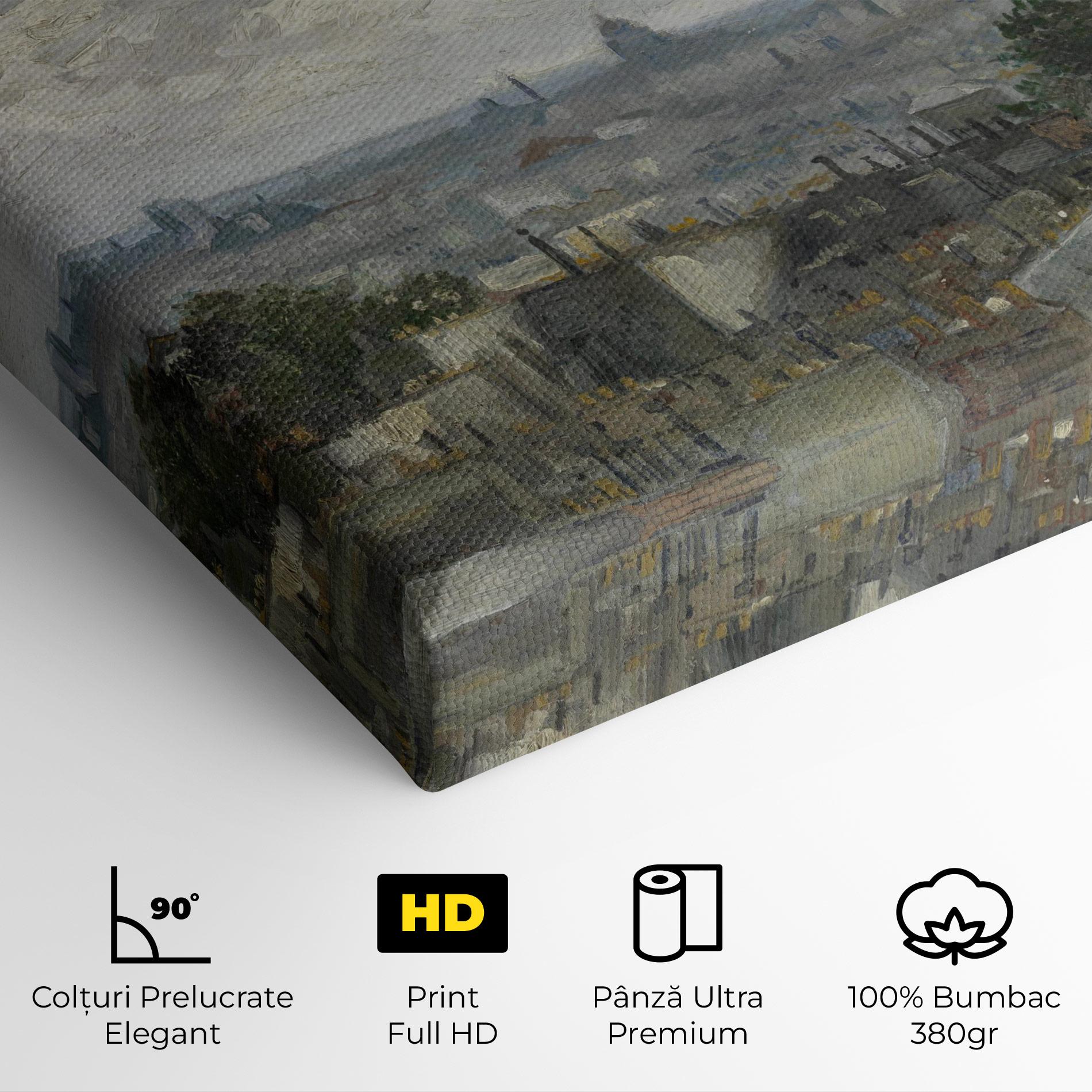 Tablou Canvas Gezicht Op Paris mockup 4