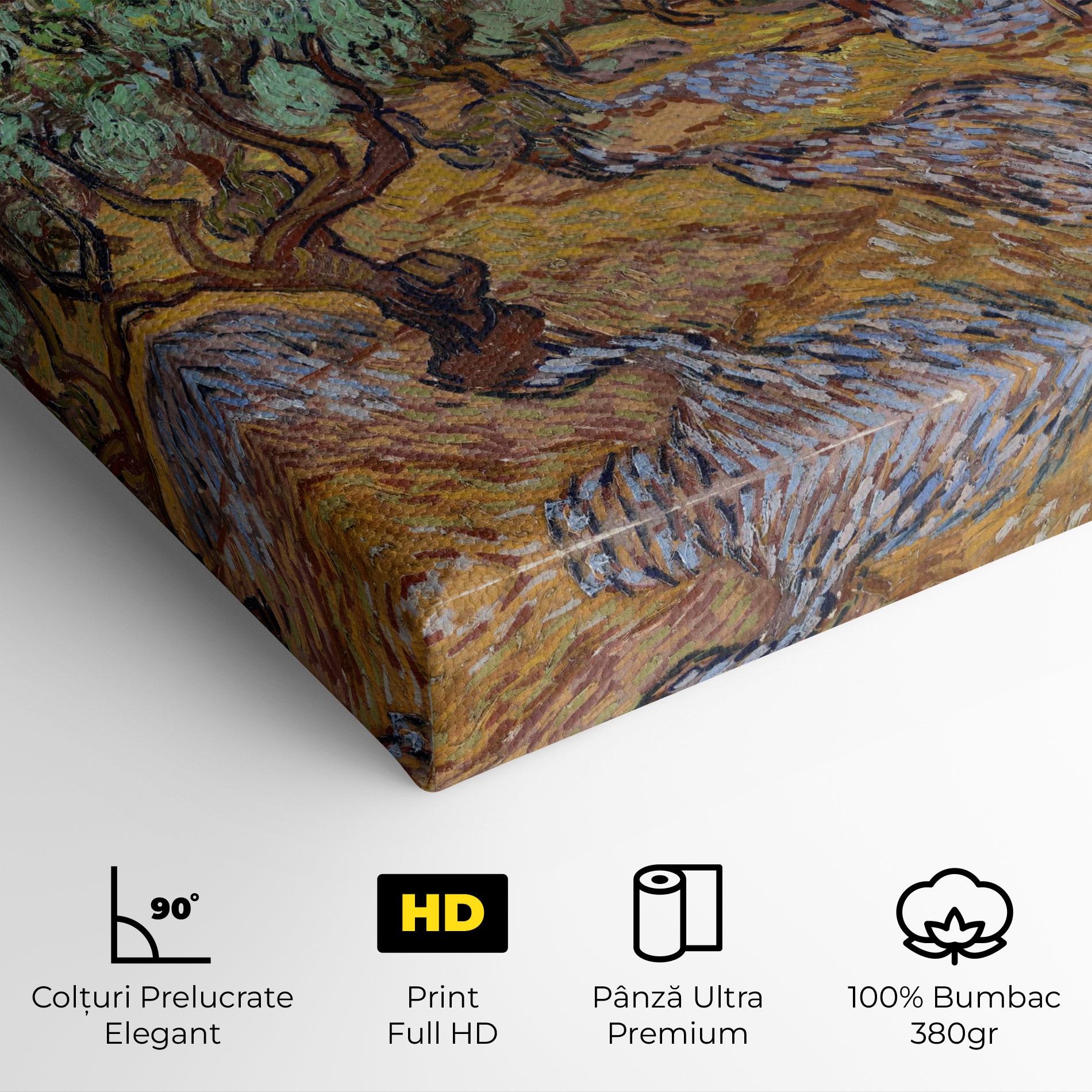 Tablou Canvas Gogh Olive Trees mockup 4