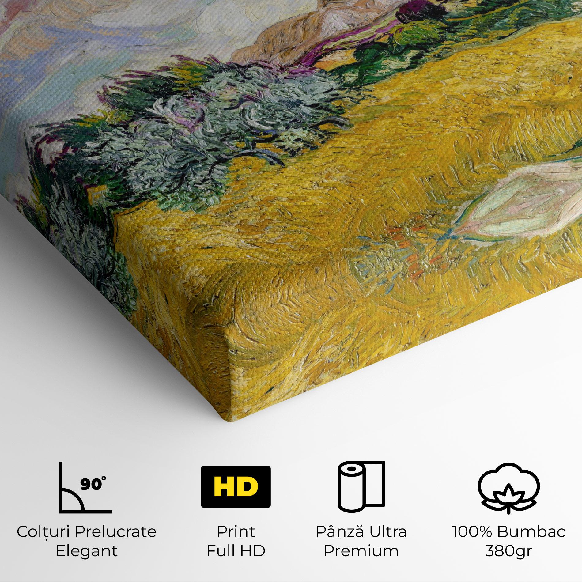 Tablou Canvas Pastel Wheat Field mockup 4