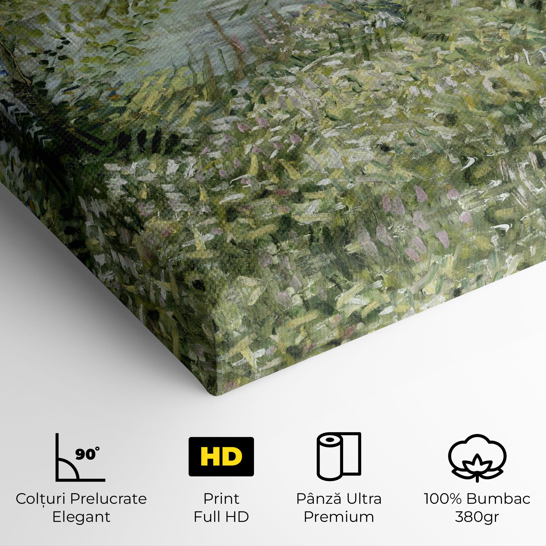 Tablou Canvas River Bank Springtime mockup 4