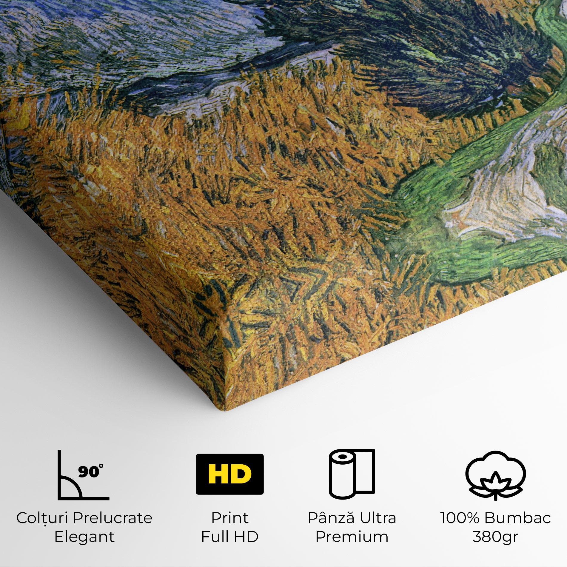 Tablou Canvas Road With Cypress mockup 4