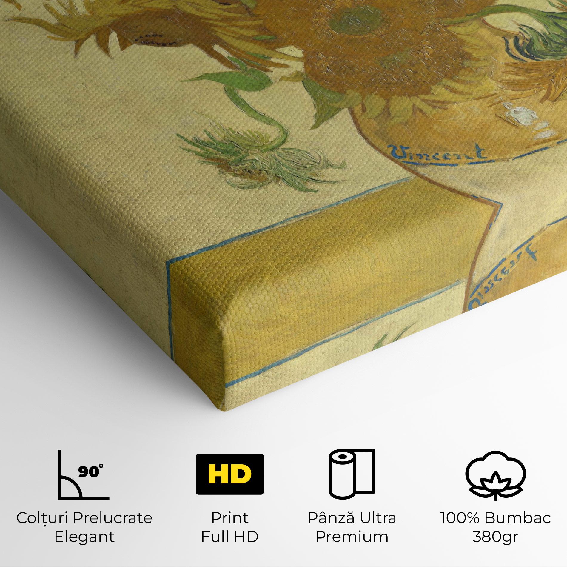 Tablou Canvas Sunflowers Vase Art mockup 4