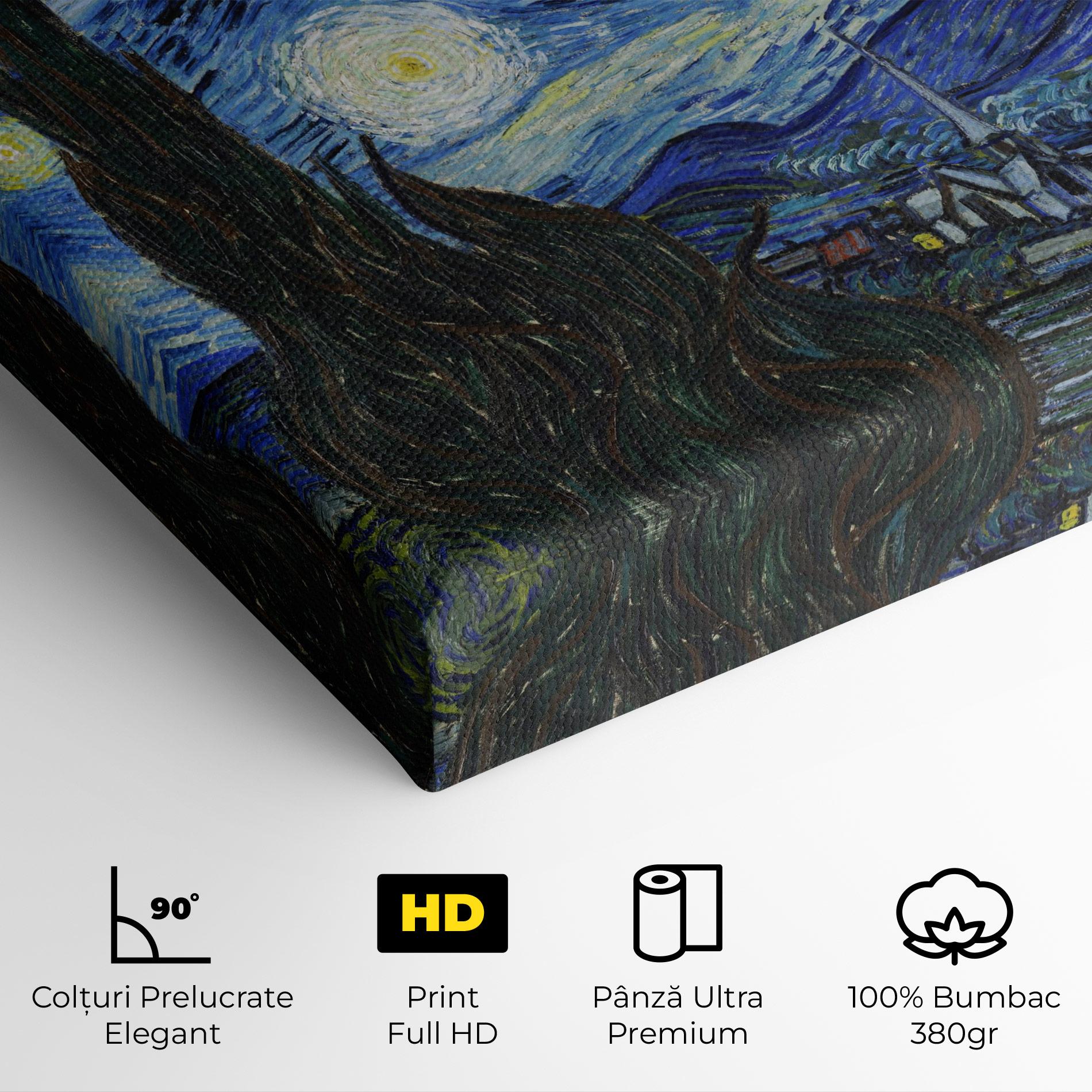 Tablou Canvas The Starry Night mockup 4