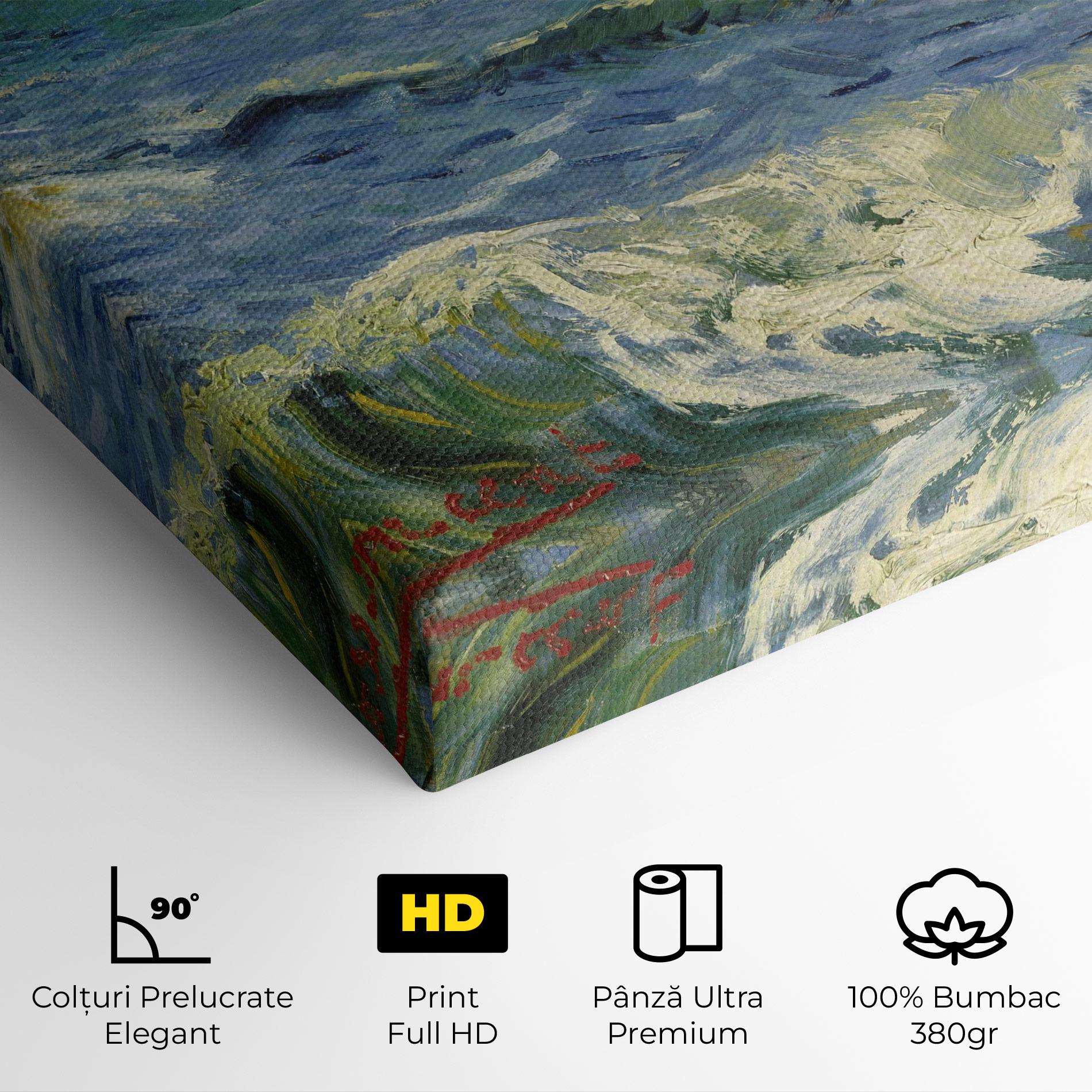 Tablou Canvas Zeegezicht Saintes Maries mockup 4