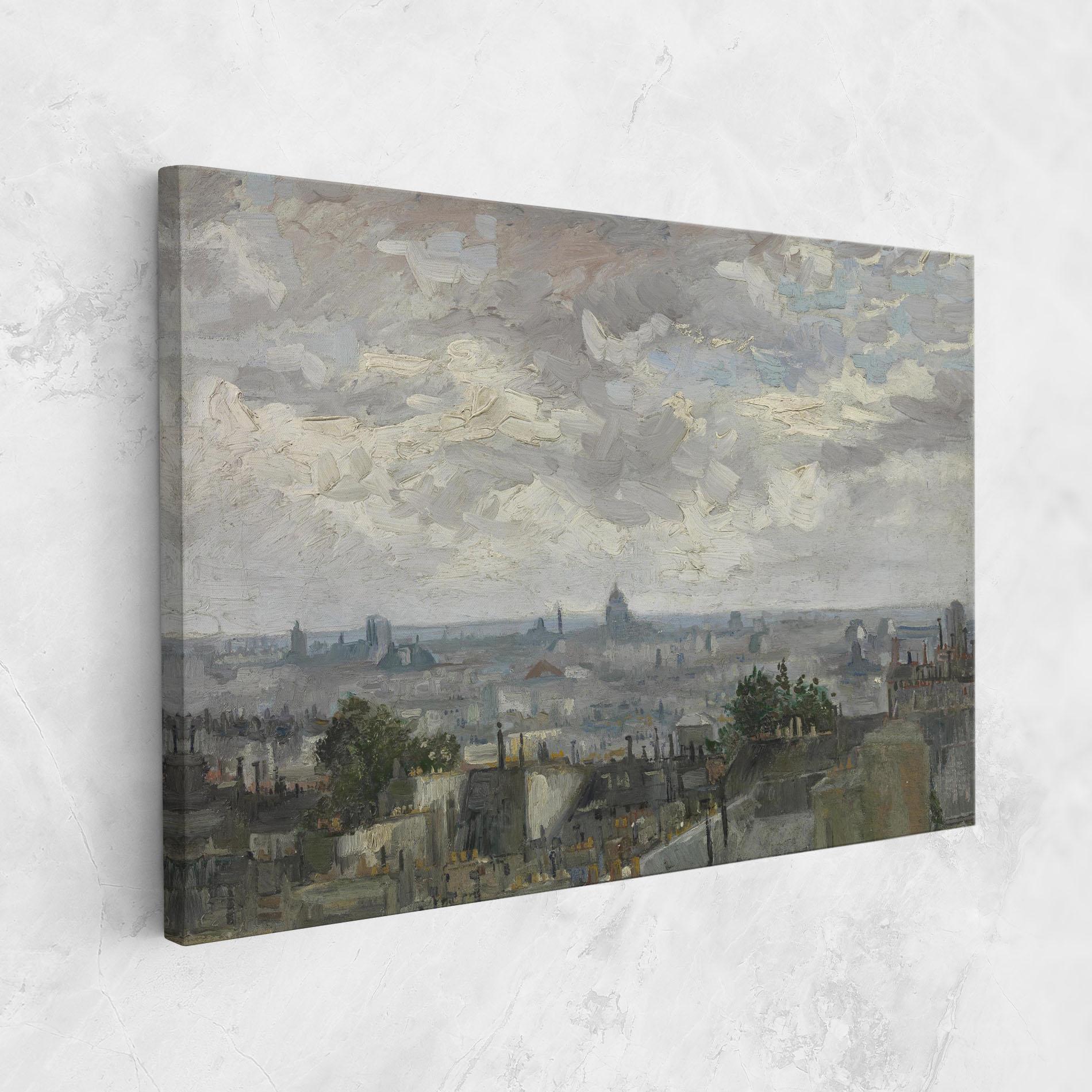 Tablou Canvas Gezicht Op Paris mockup 1