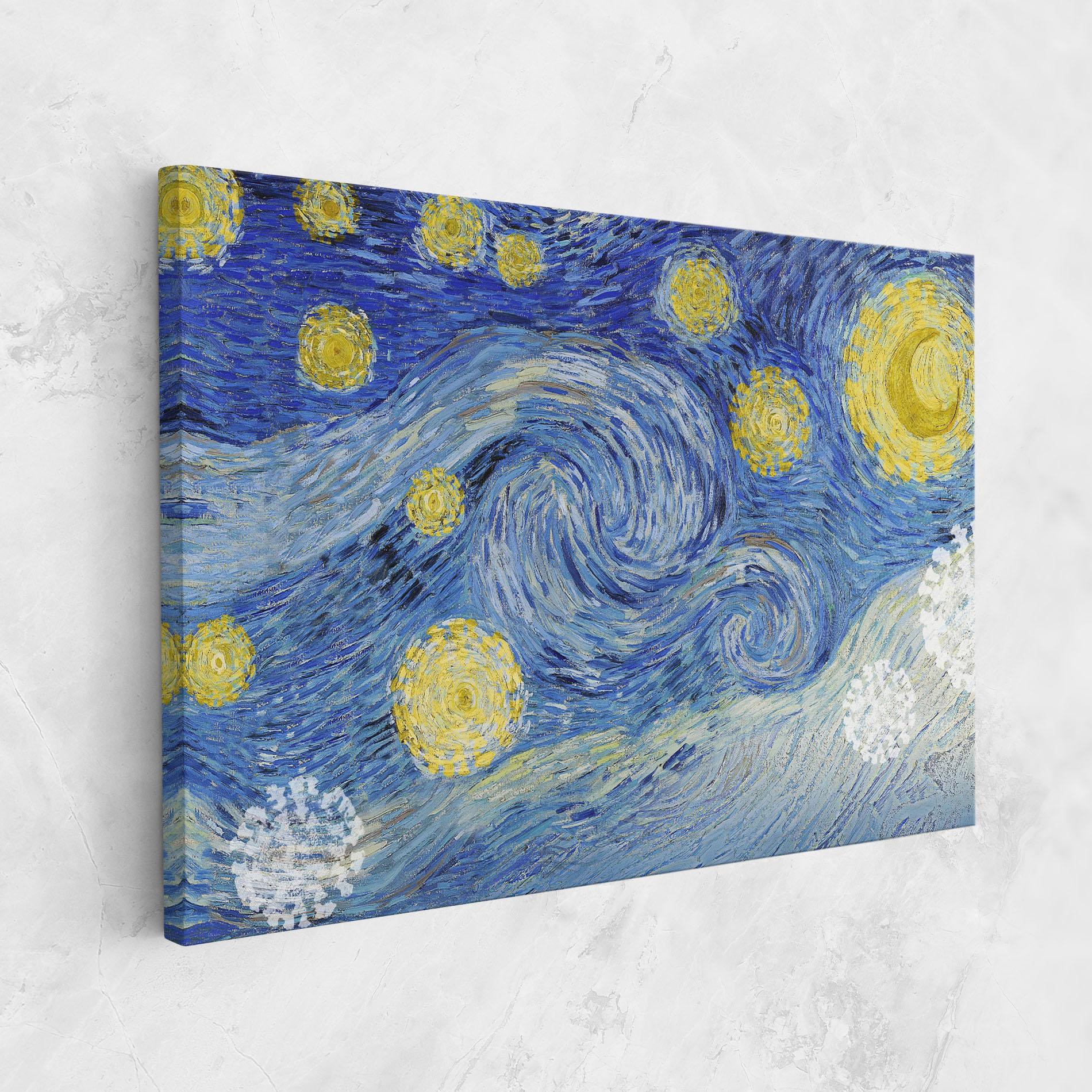 Tablou Canvas Van Gogh Starry Night mockup 1
