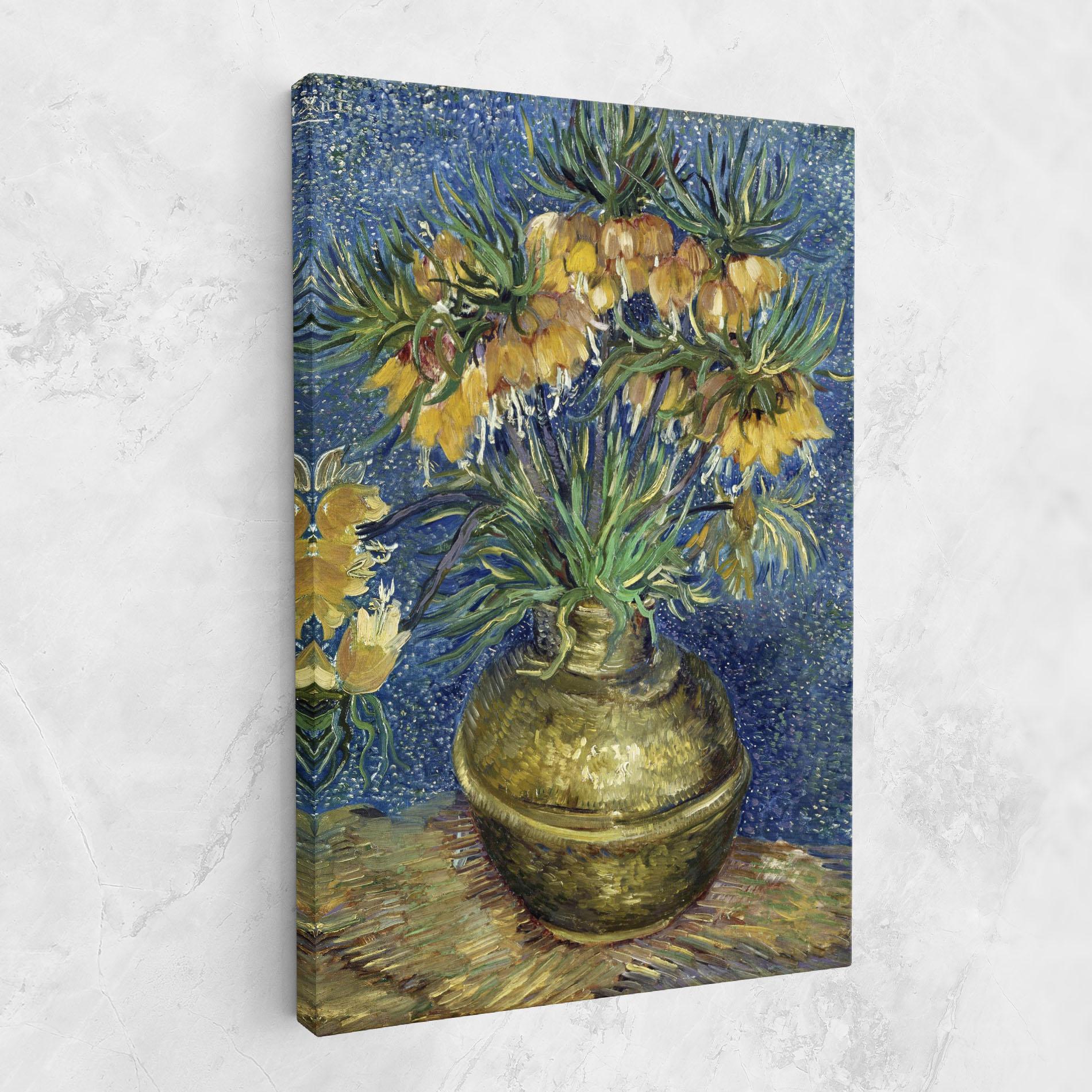 Tablou Canvas Imperial Fritillaries Art mockup 1