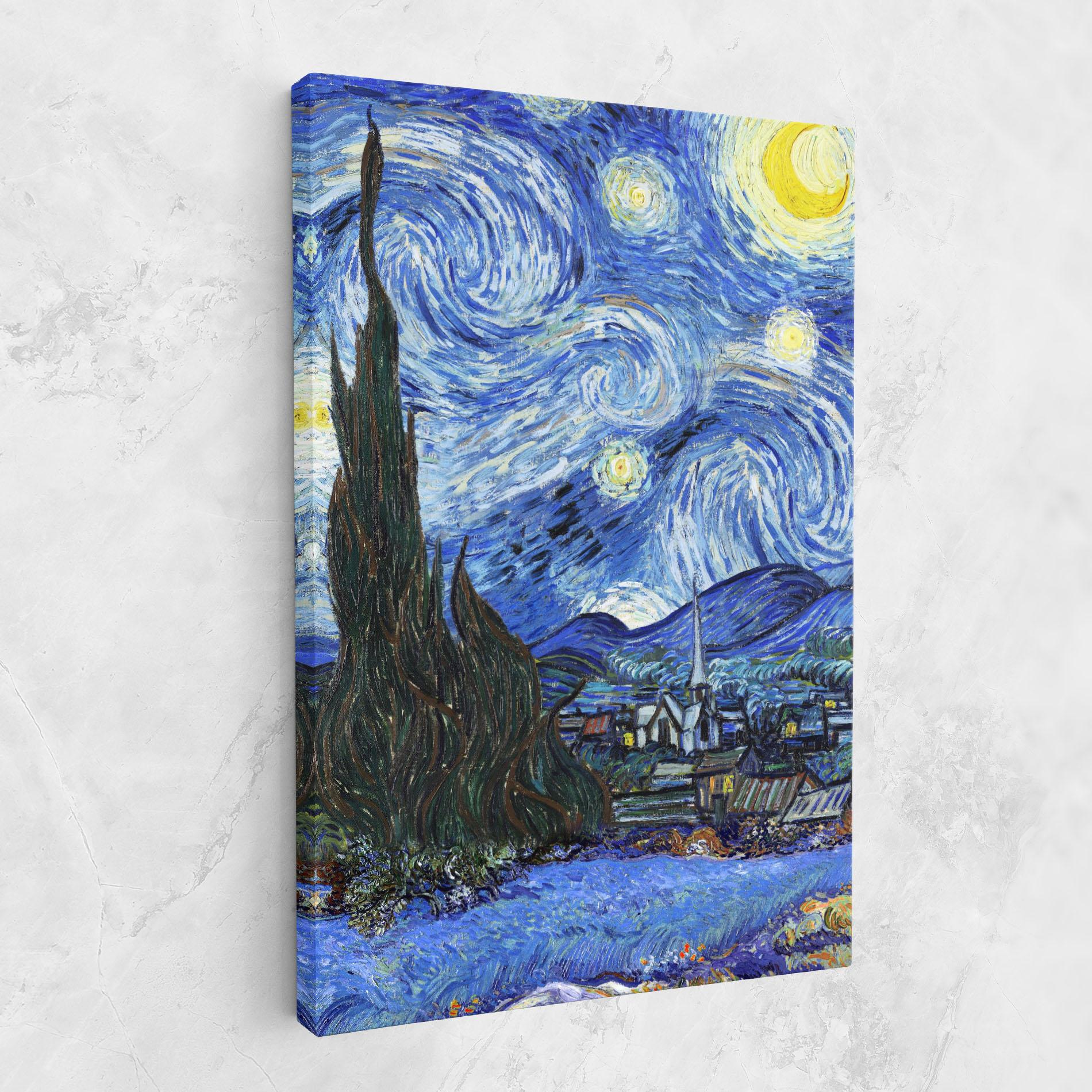 Tablou Canvas Starry Night Art mockup 1