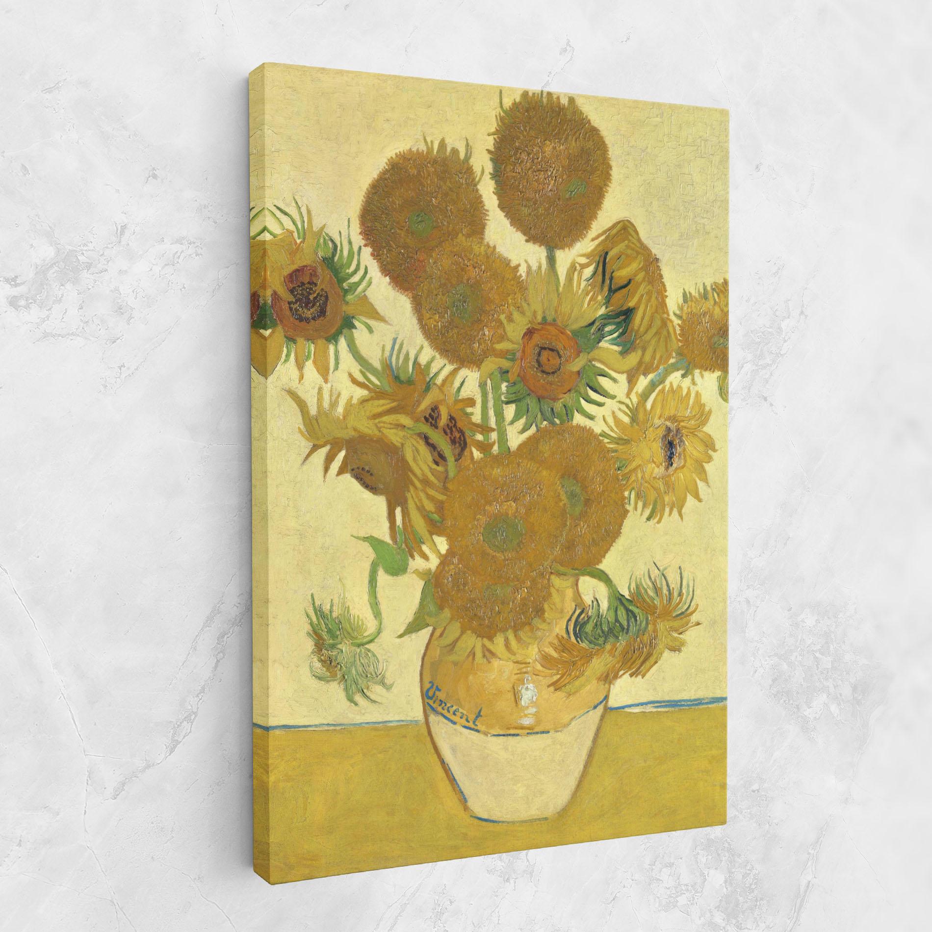 Tablou Canvas Sunflowers Vase Art mockup 1