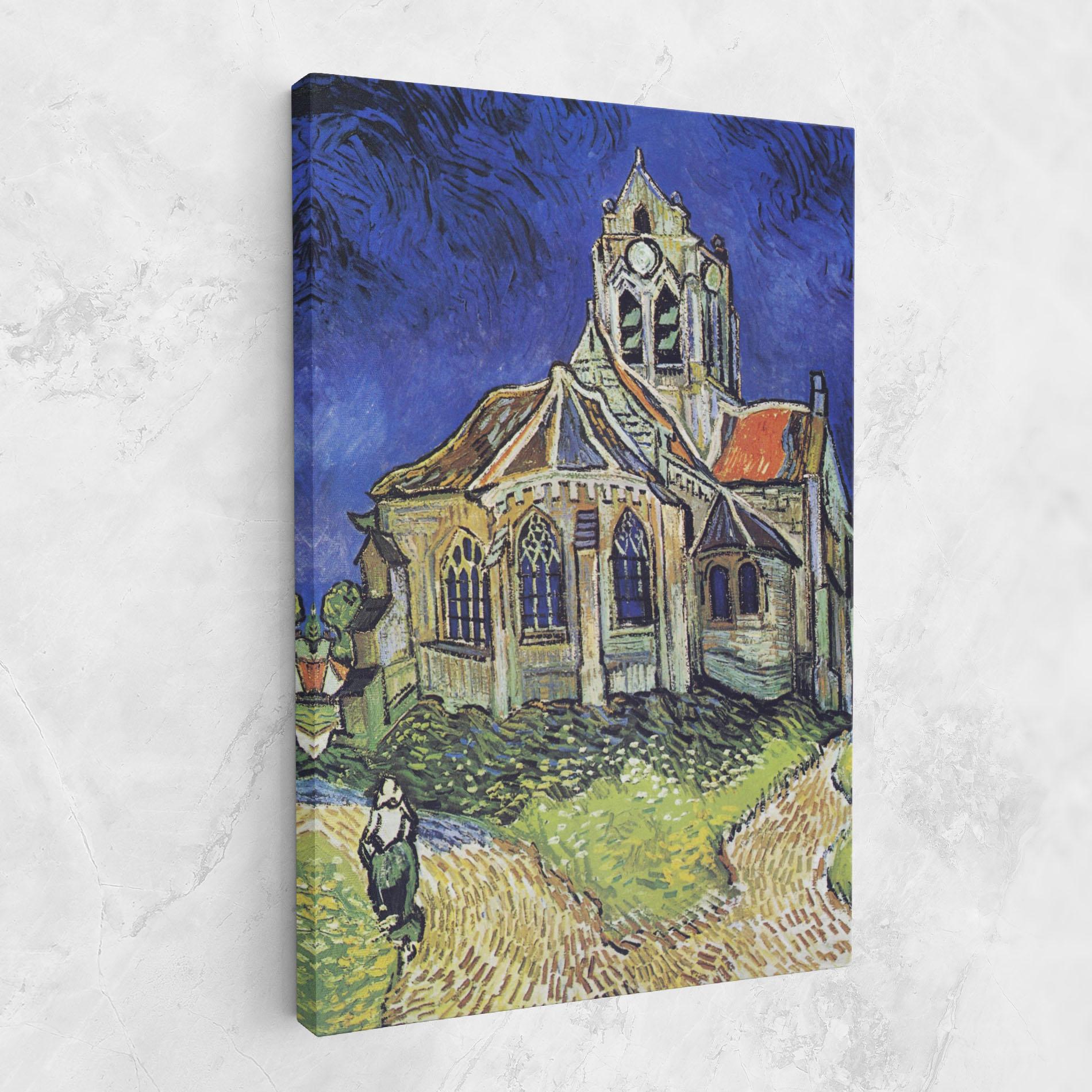 Tablou Canvas The Church At Auvers mockup 1