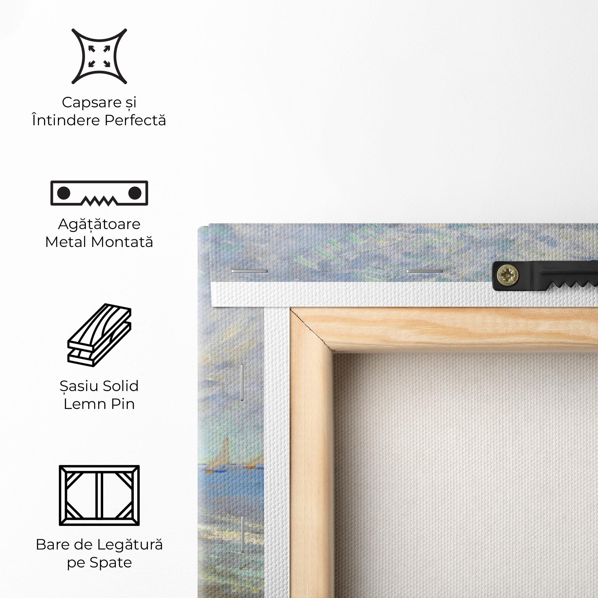 Tablou Canvas Boats Beach mockup 5