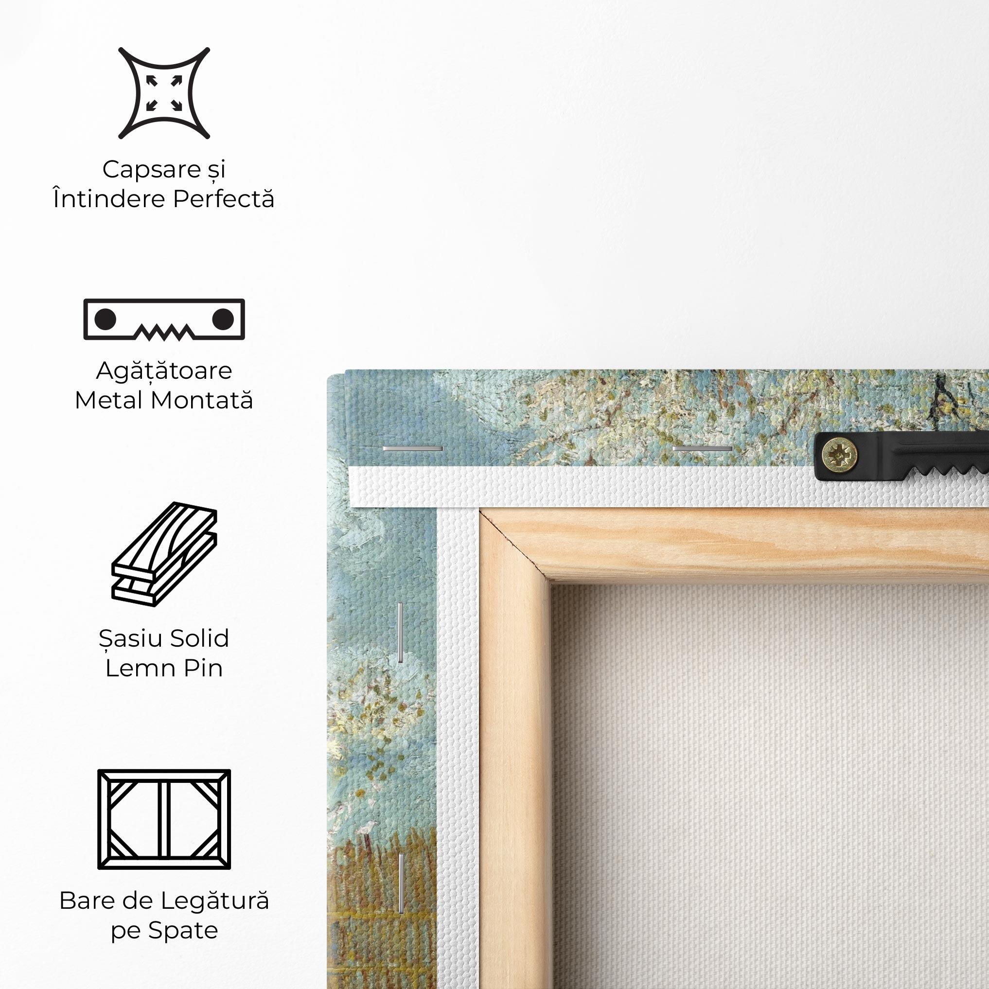 Tablou Canvas De Roze Perzikboom mockup 5