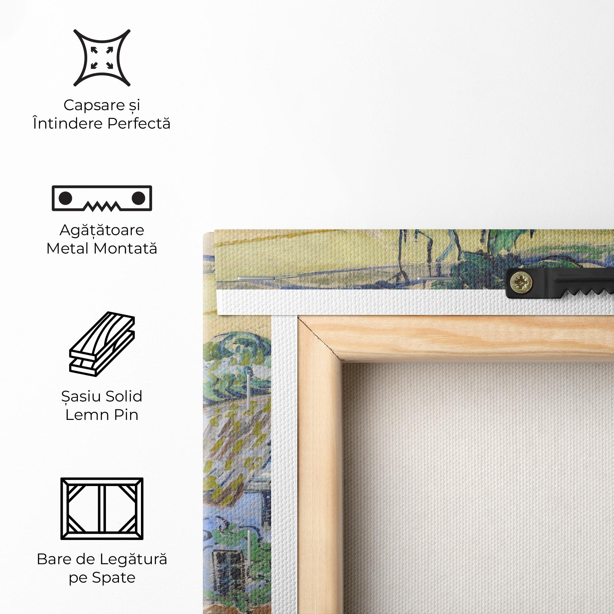 Tablou Canvas Farms Near Auvers mockup 5