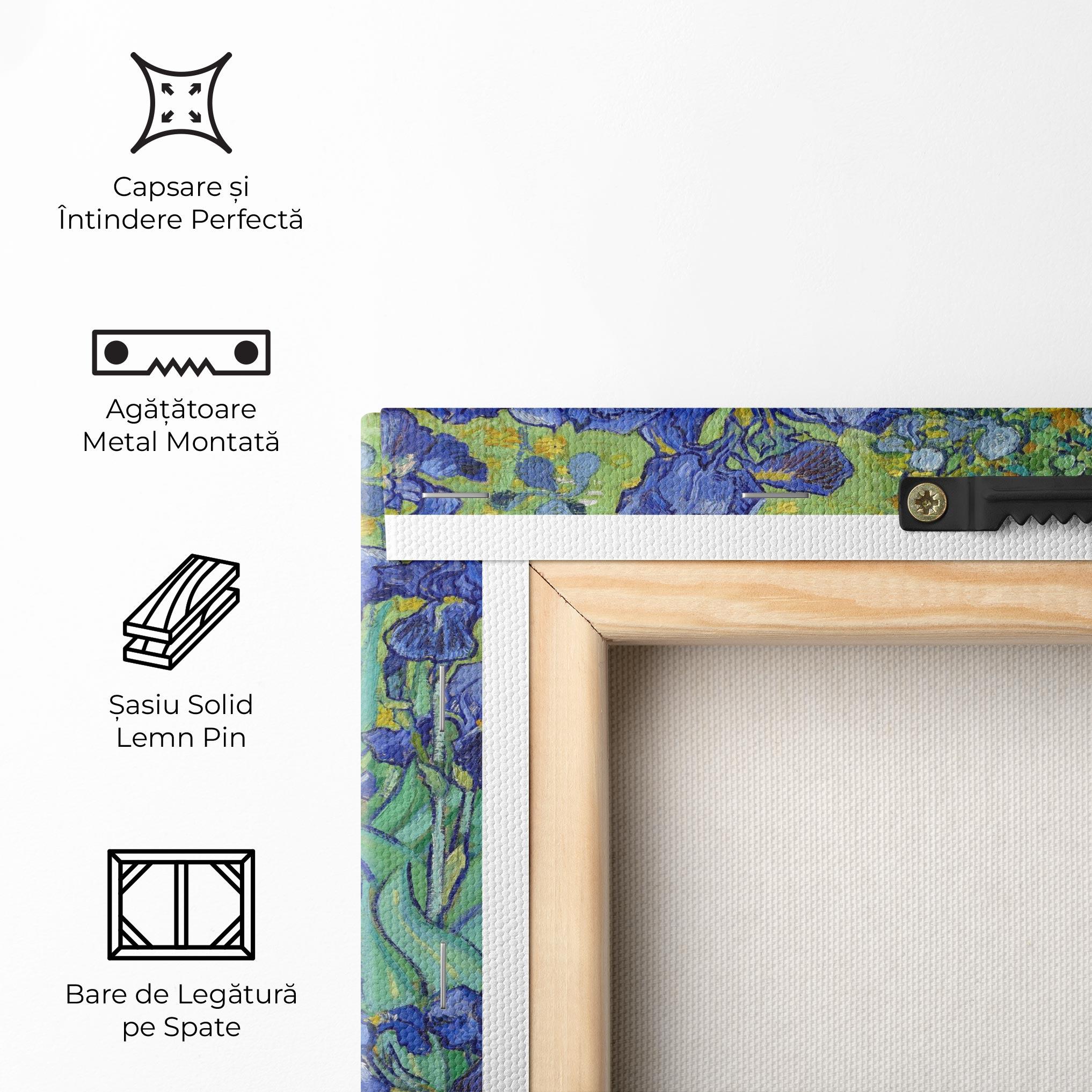 Tablou Canvas Irises Van Gogh mockup 5