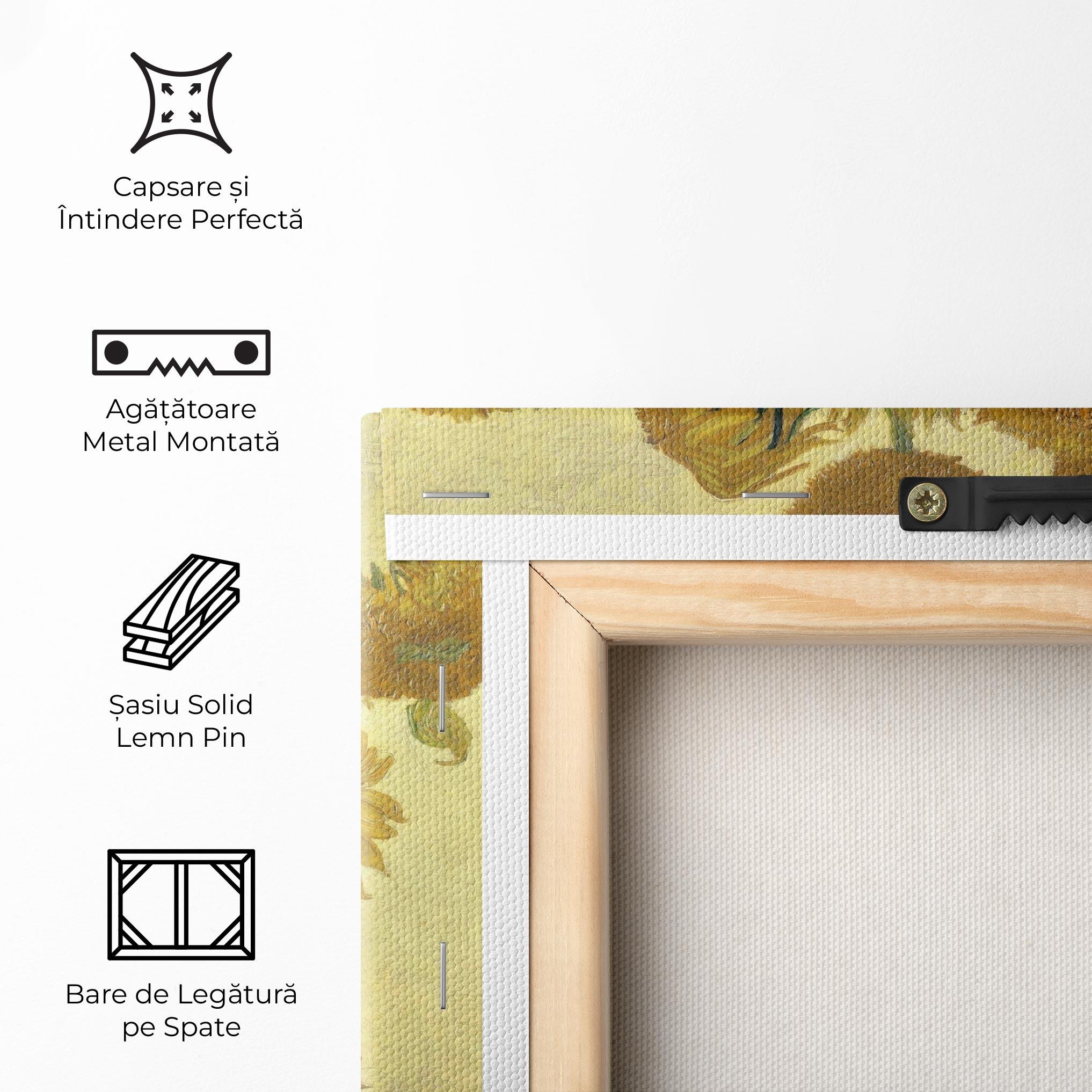 Tablou Canvas Sunflowers Vase Art mockup 5