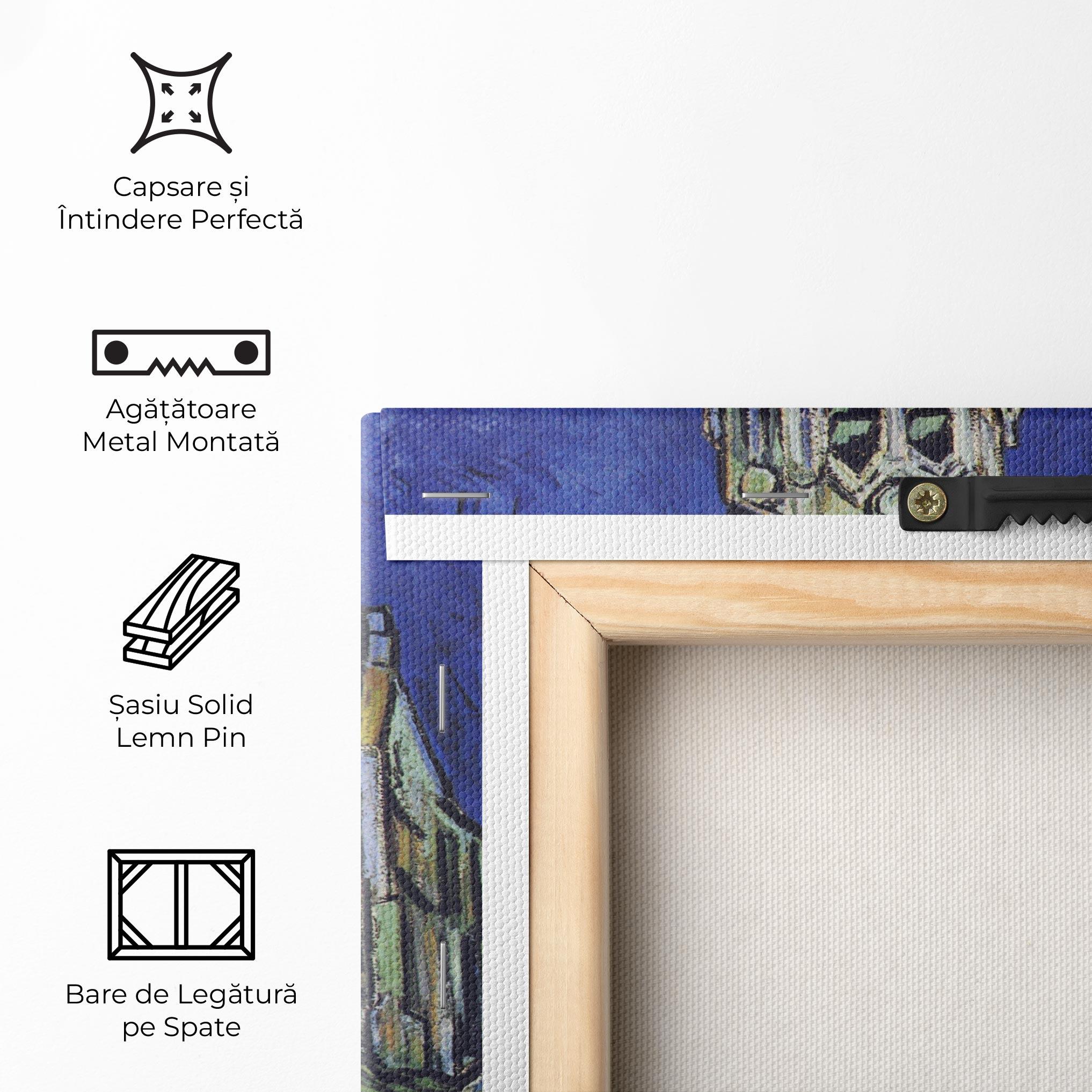 Tablou Canvas The Church At Auvers mockup 5