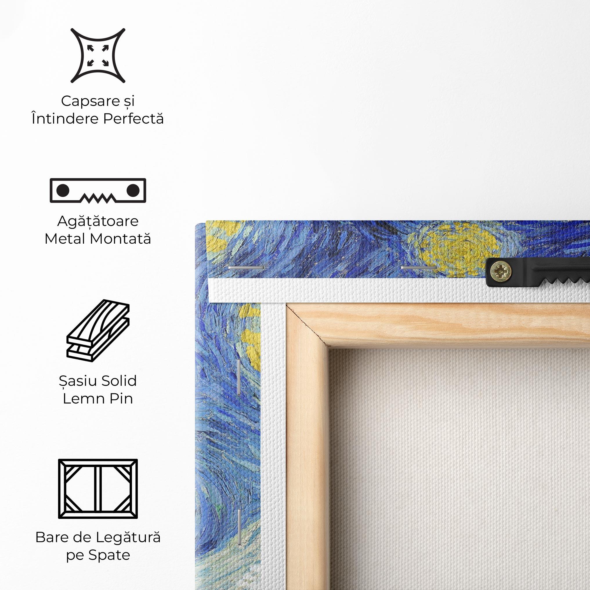Tablou Canvas Van Gogh Starry Night mockup 5
