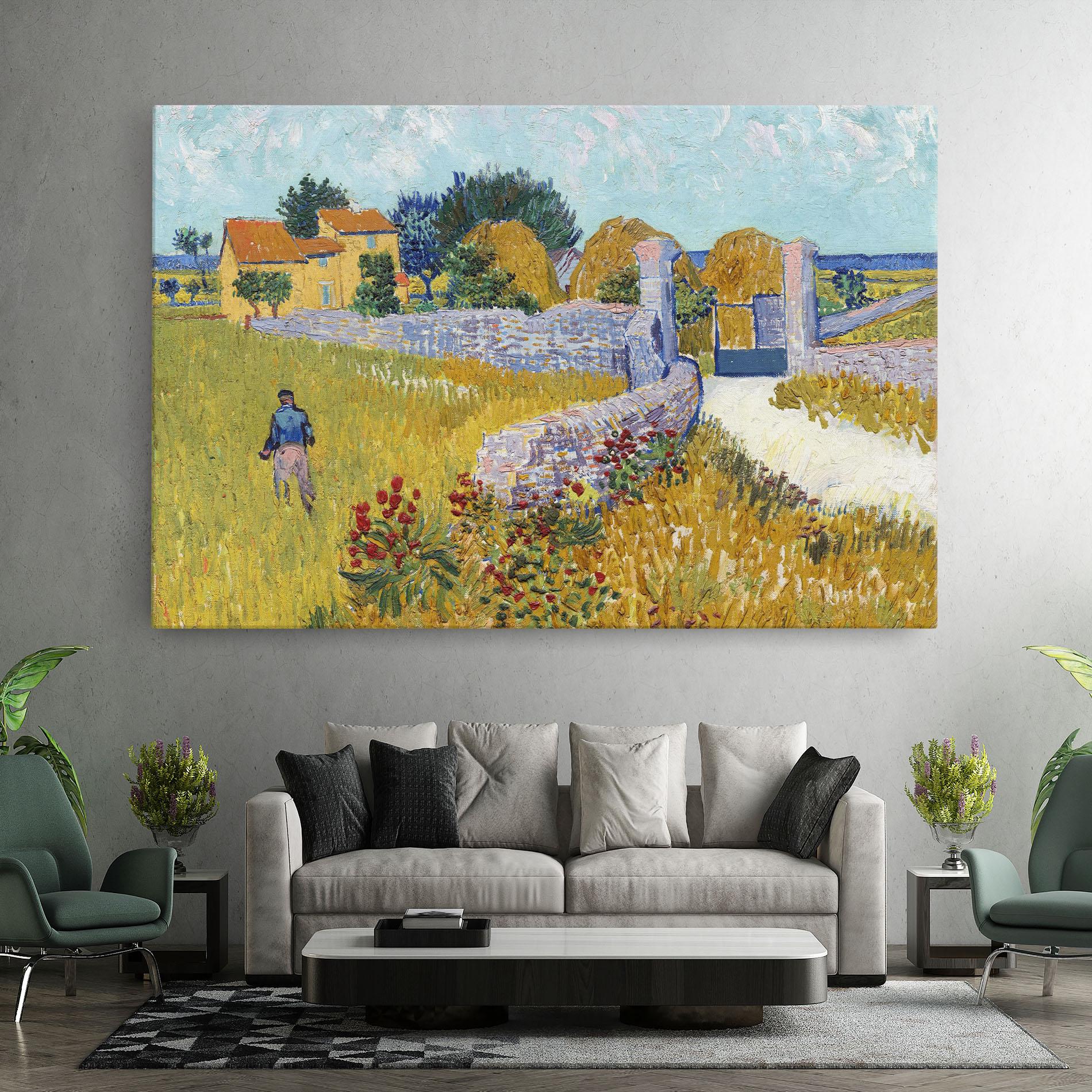 Tablou Canvas Farmhouse In Provence mockup 7