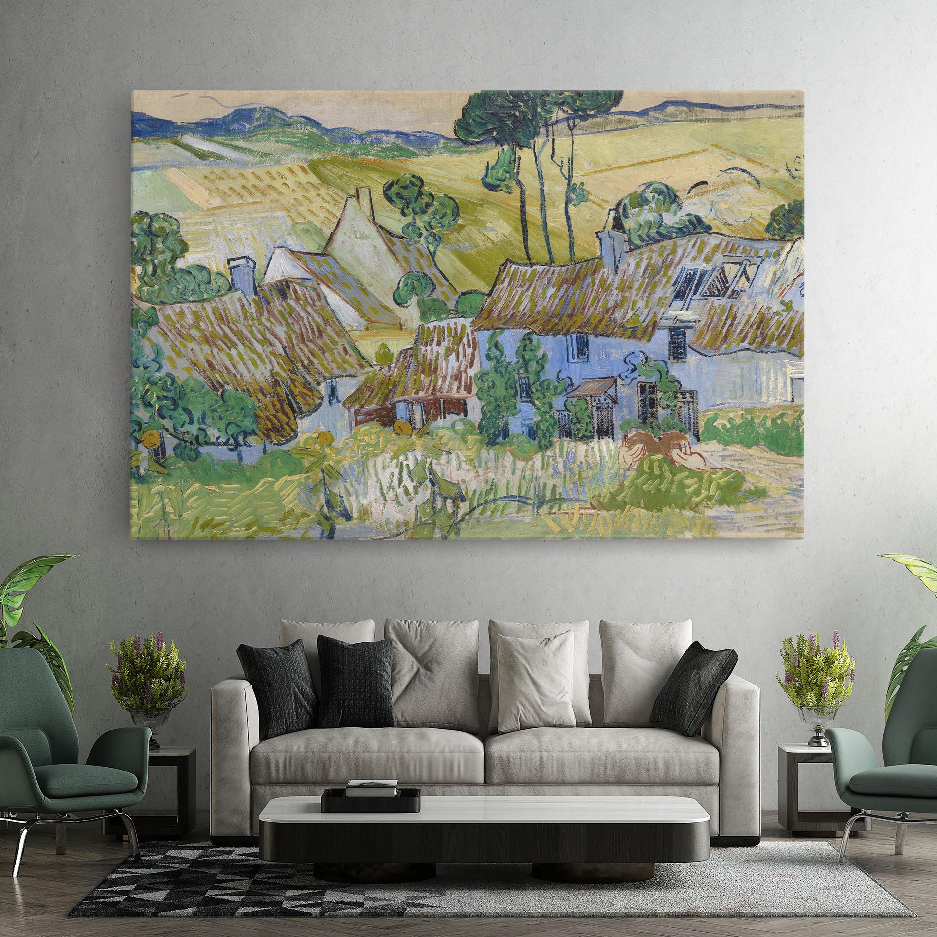 Tablou Canvas Farms Near Auvers mockup 7
