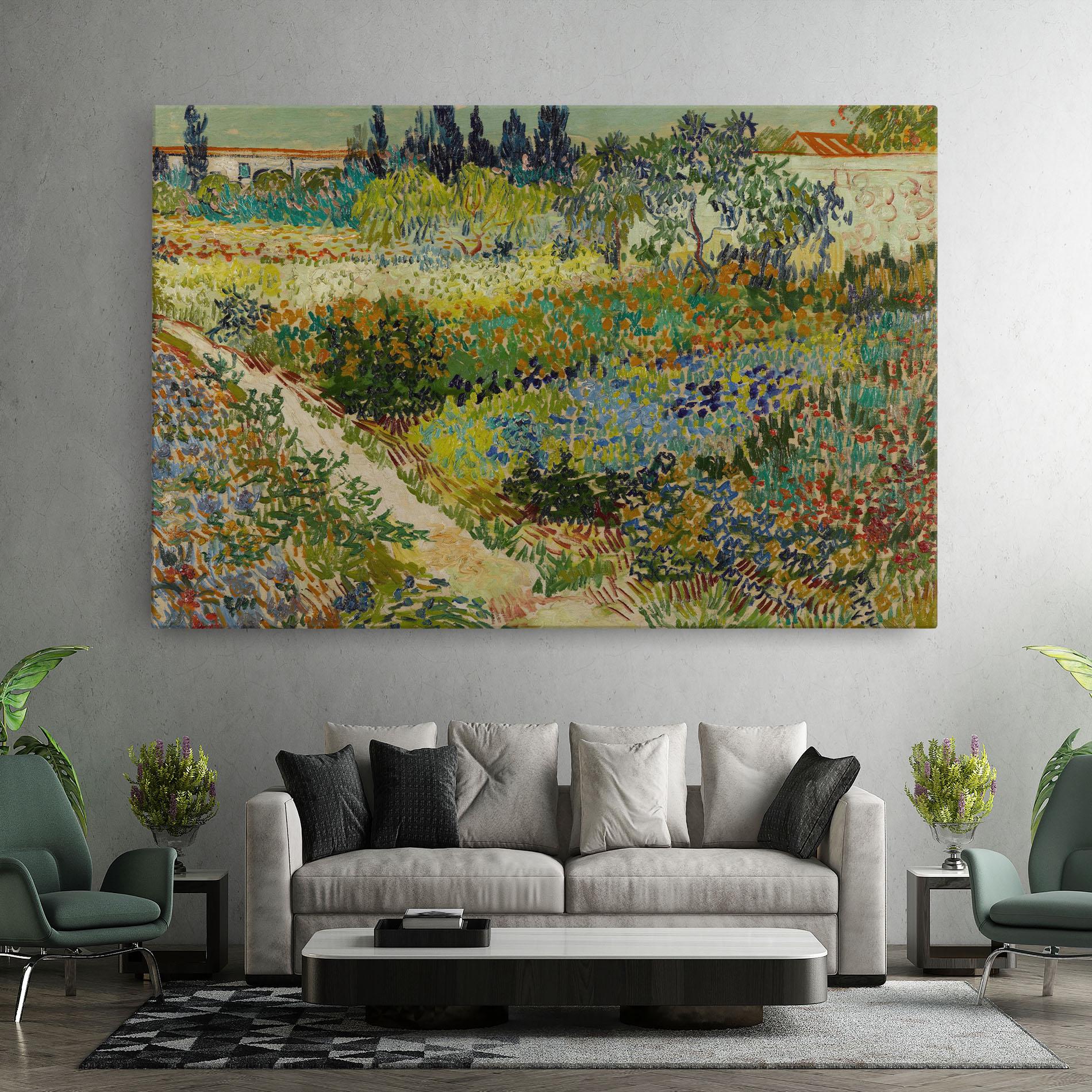 Tablou Canvas Garden At Arles mockup 7
