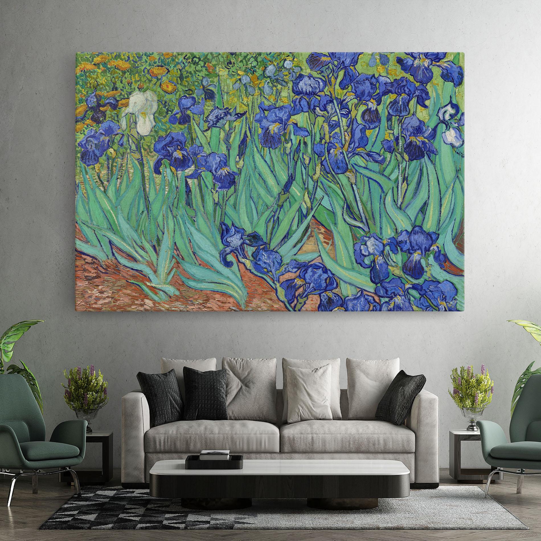 Tablou Canvas Irises Van Gogh mockup 7