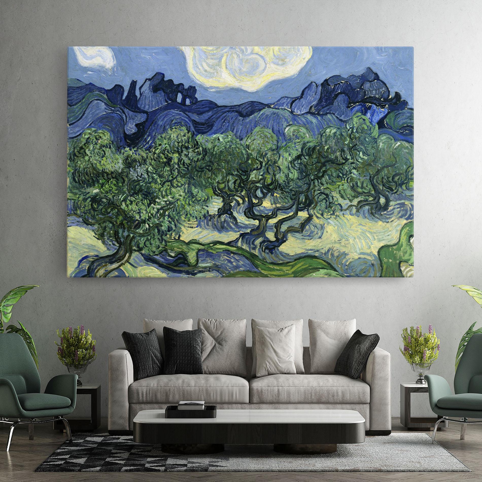 Tablou Canvas Olive Trees Alpilles mockup 7