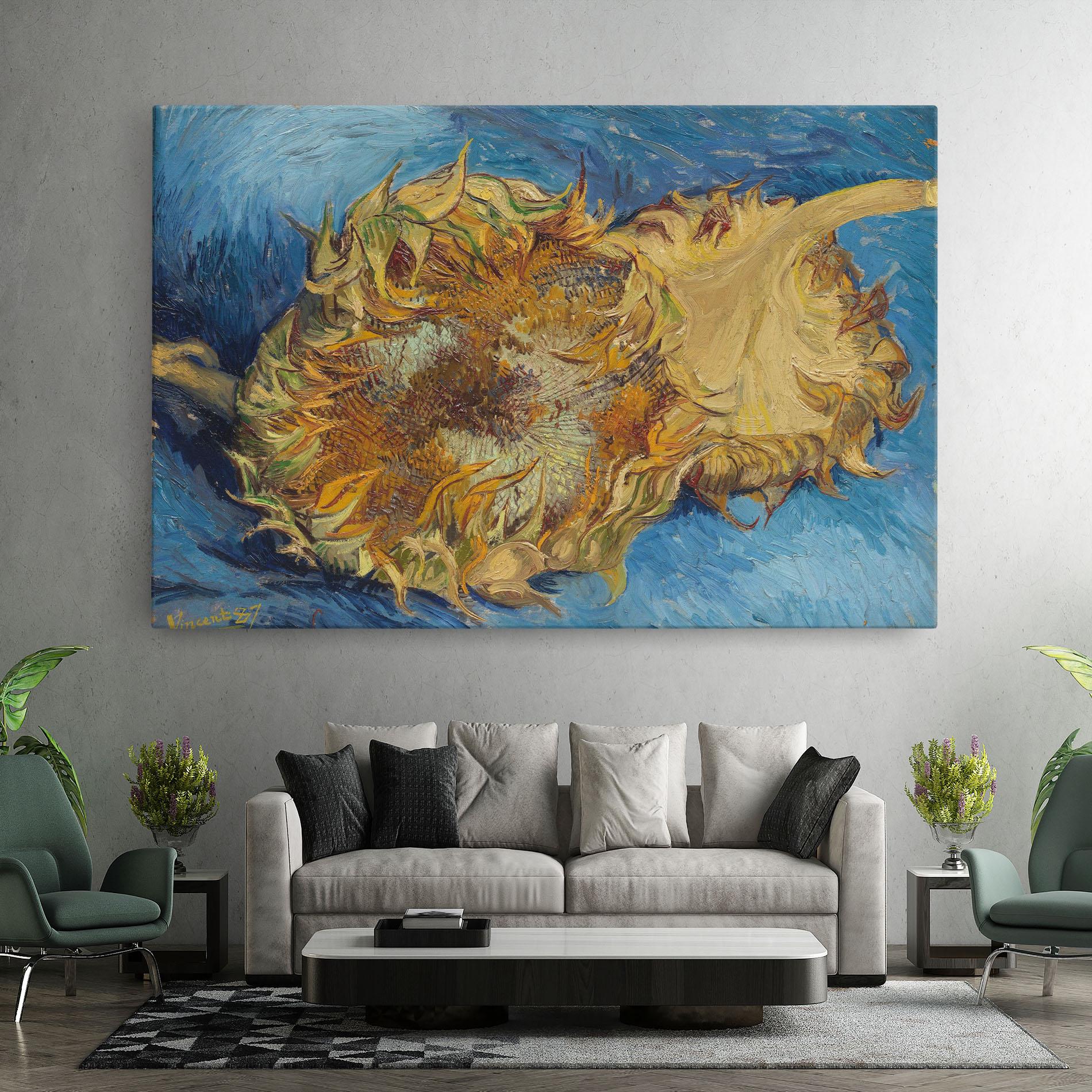 Tablou Canvas Sunflowers Van Gogh mockup 7