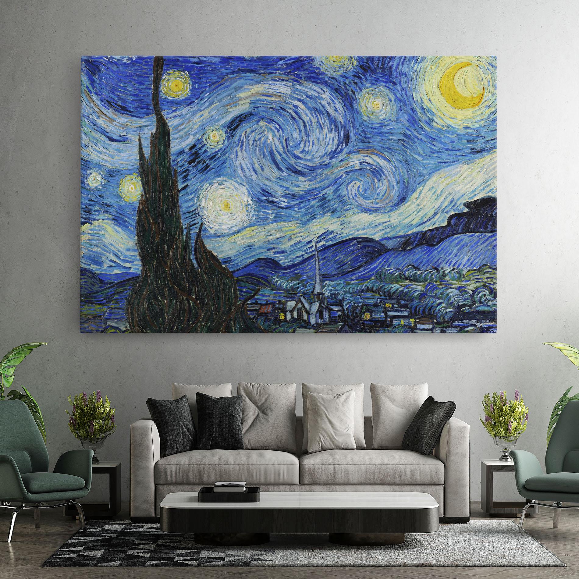 Tablou Canvas The Starry Night mockup 7