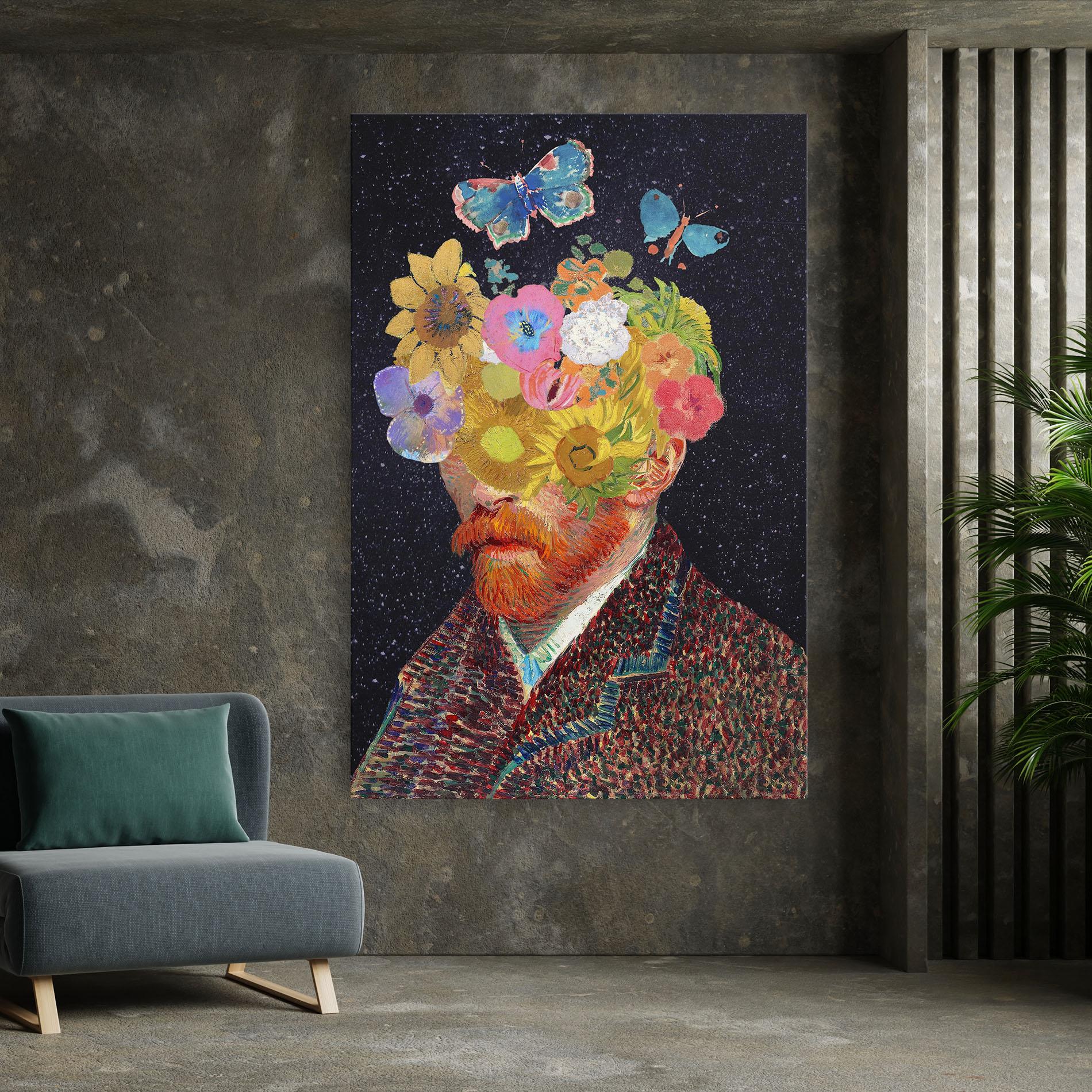 Tablou Canvas Flower Self Portrait mockup 7