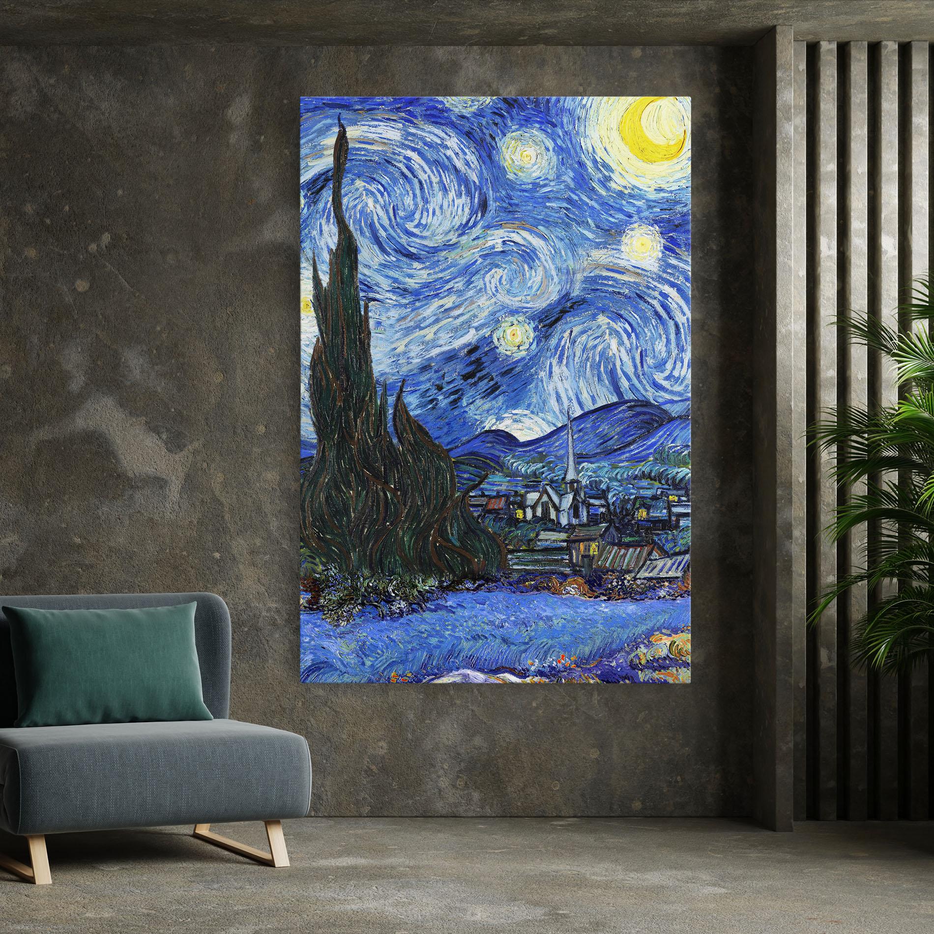 Tablou Canvas Starry Night Art mockup 7