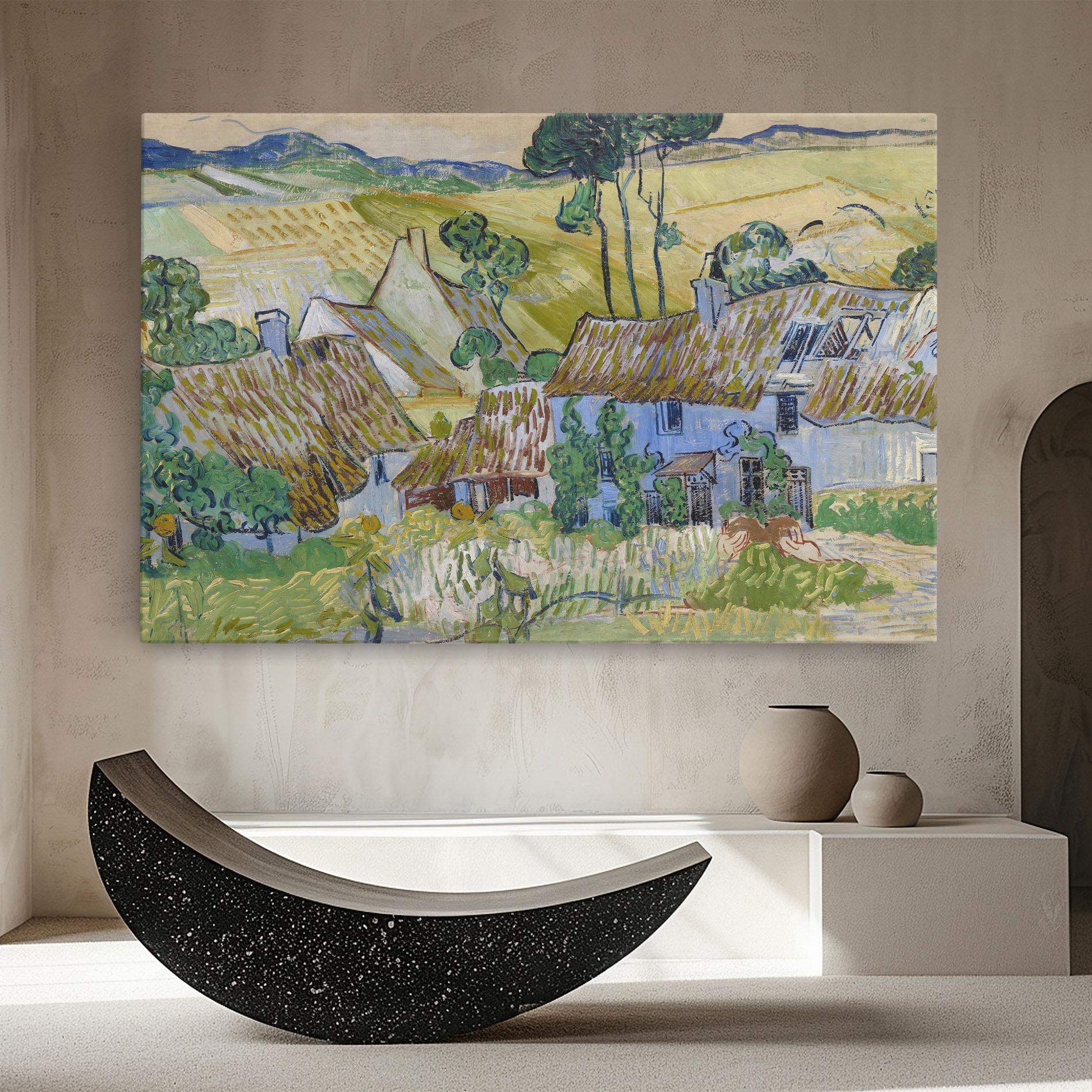Tablou Canvas Farms Near Auvers mockup 8