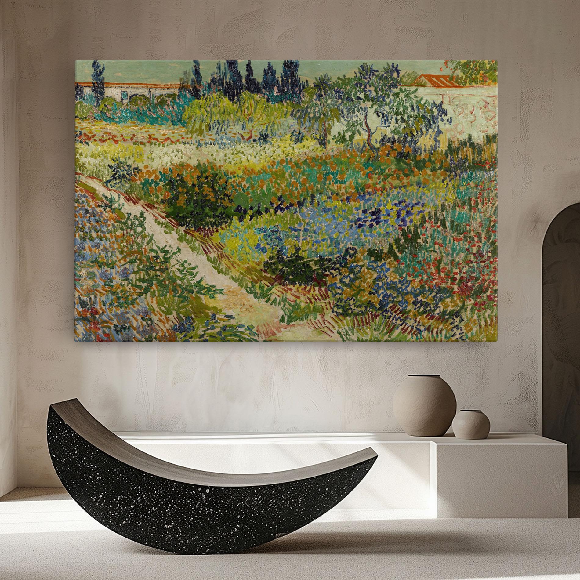 Tablou Canvas Garden At Arles mockup 8