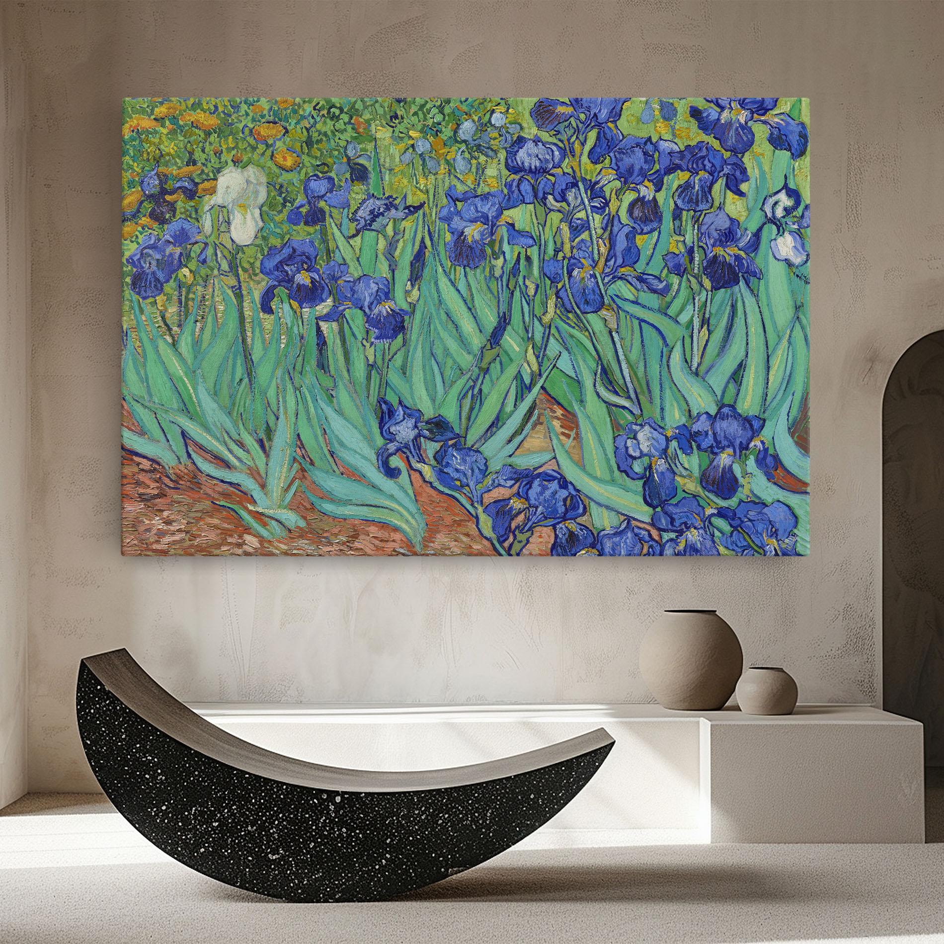 Tablou Canvas Irises Van Gogh mockup 8