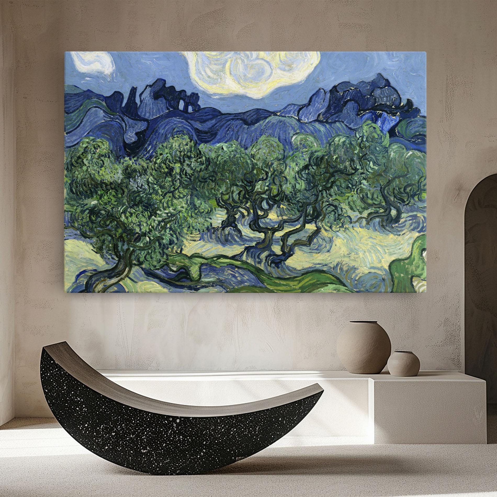 Tablou Canvas Olive Trees Alpilles mockup 8