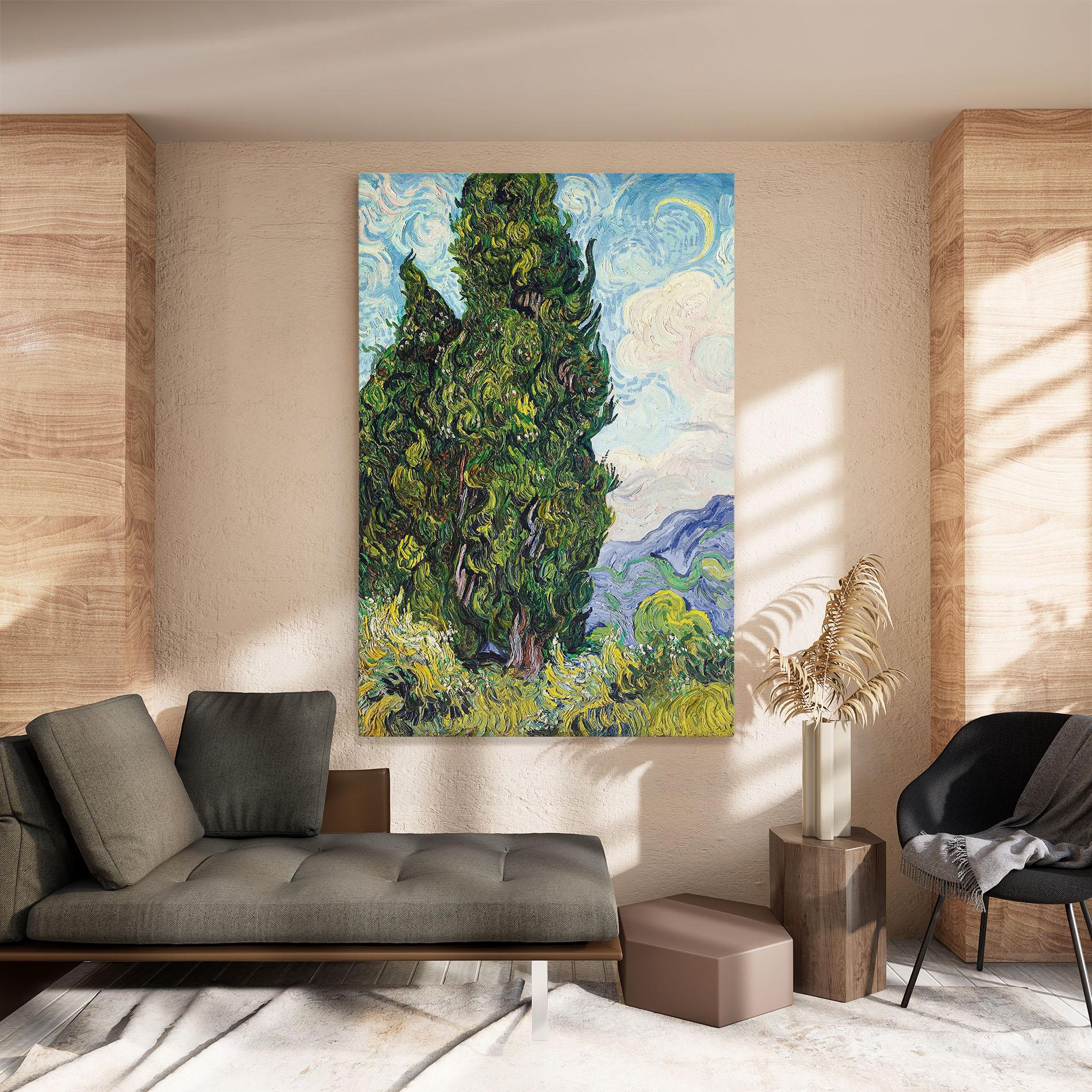 Tablou Canvas Cypresses mockup 8