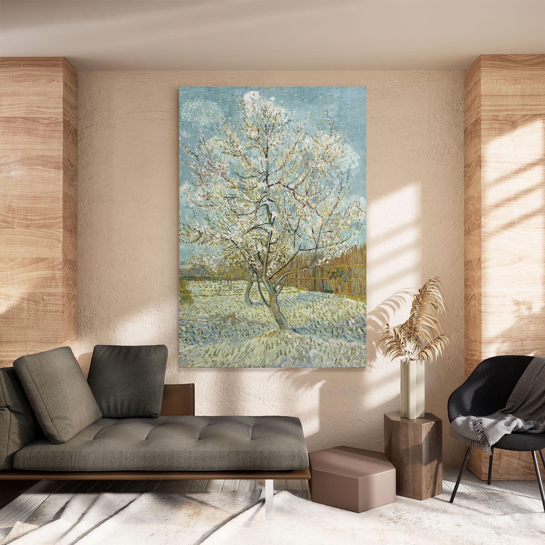 Tablou Canvas De Roze Perzikboom mockup 8