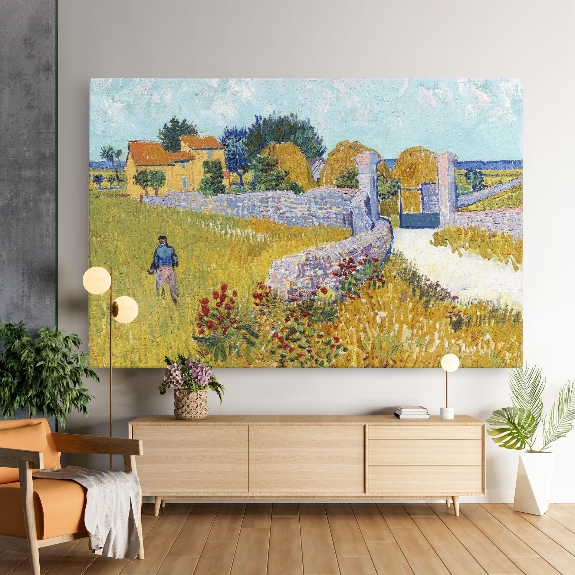 Tablou Canvas Farmhouse In Provence mockup 9