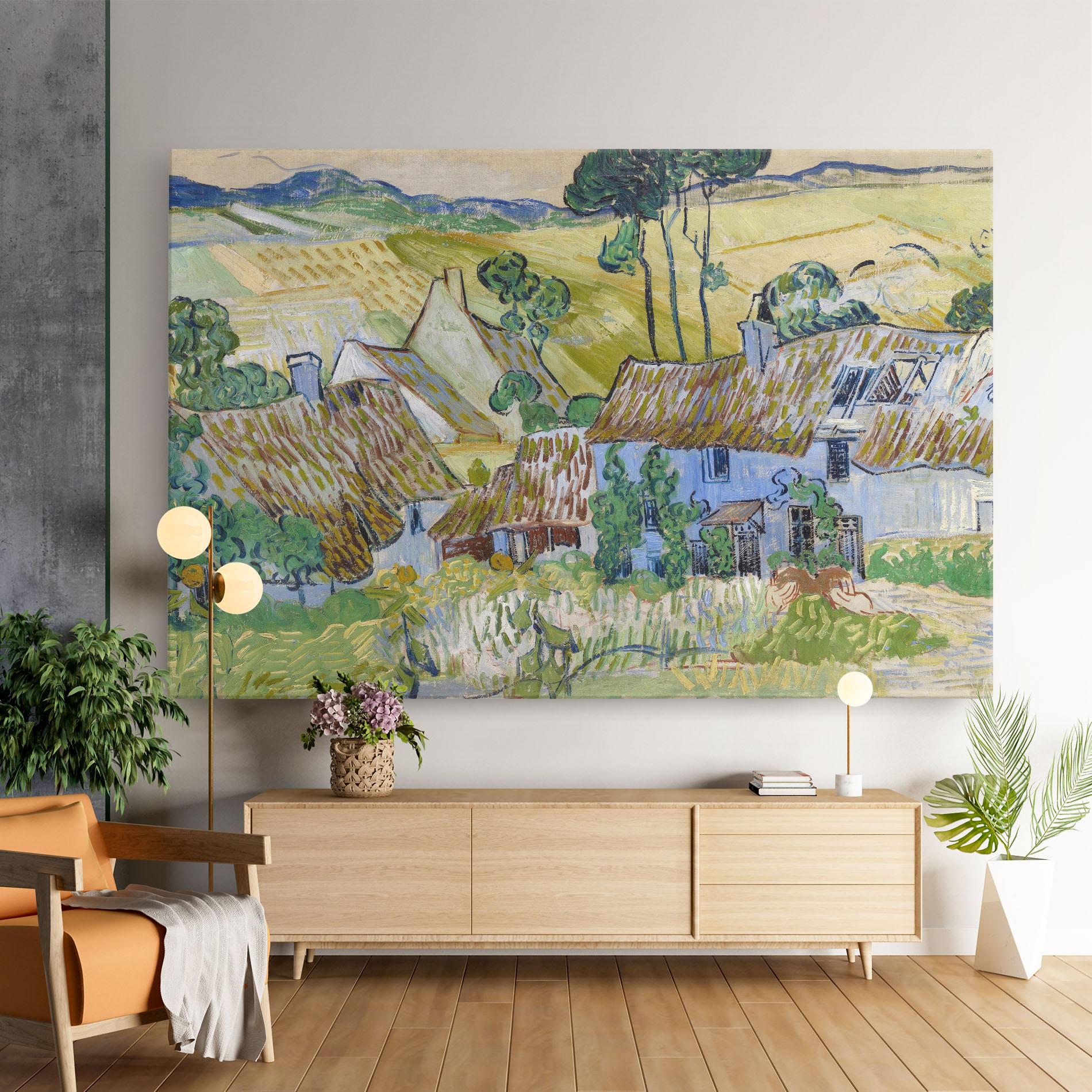 Tablou Canvas Farms Near Auvers mockup 9