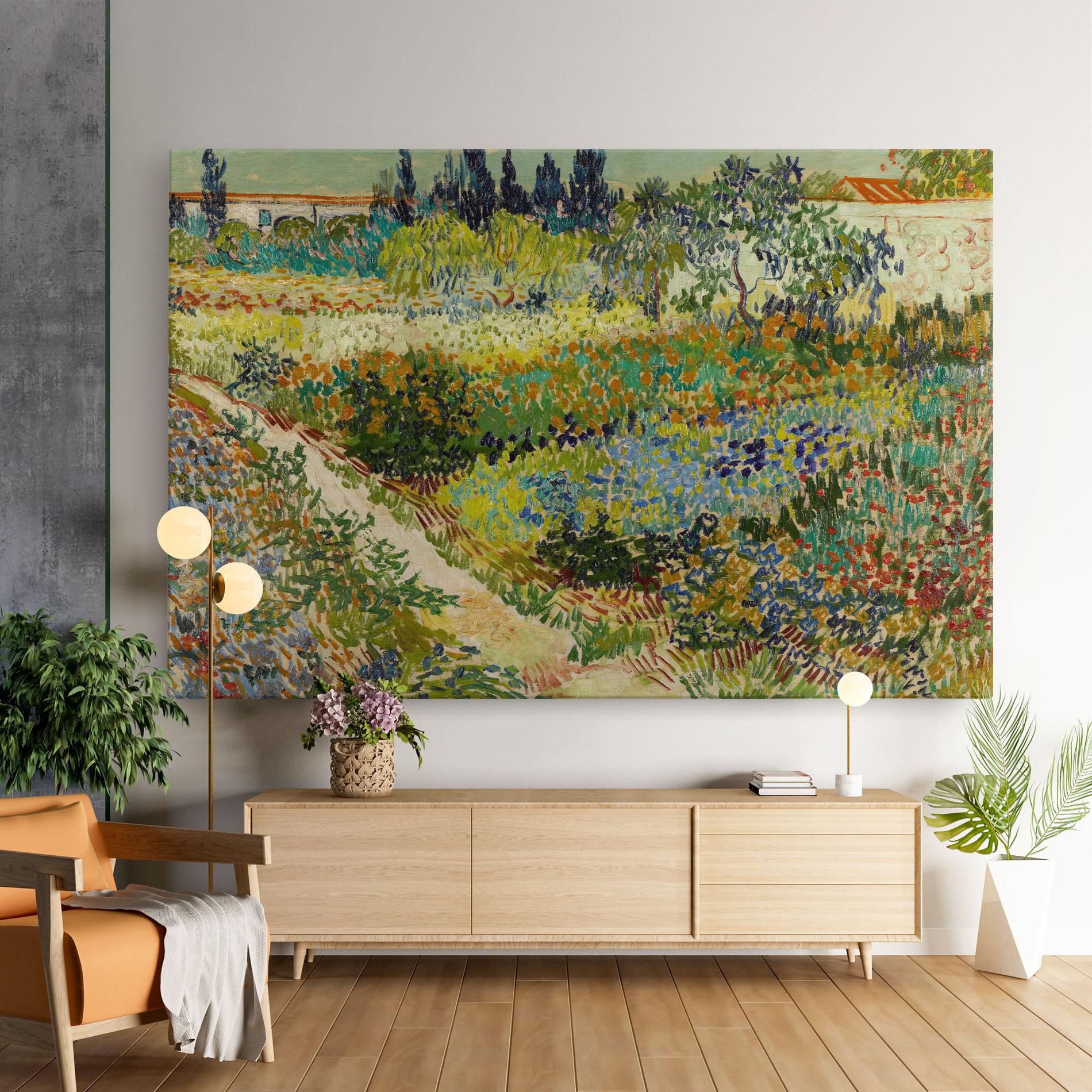 Tablou Canvas Garden At Arles mockup 9