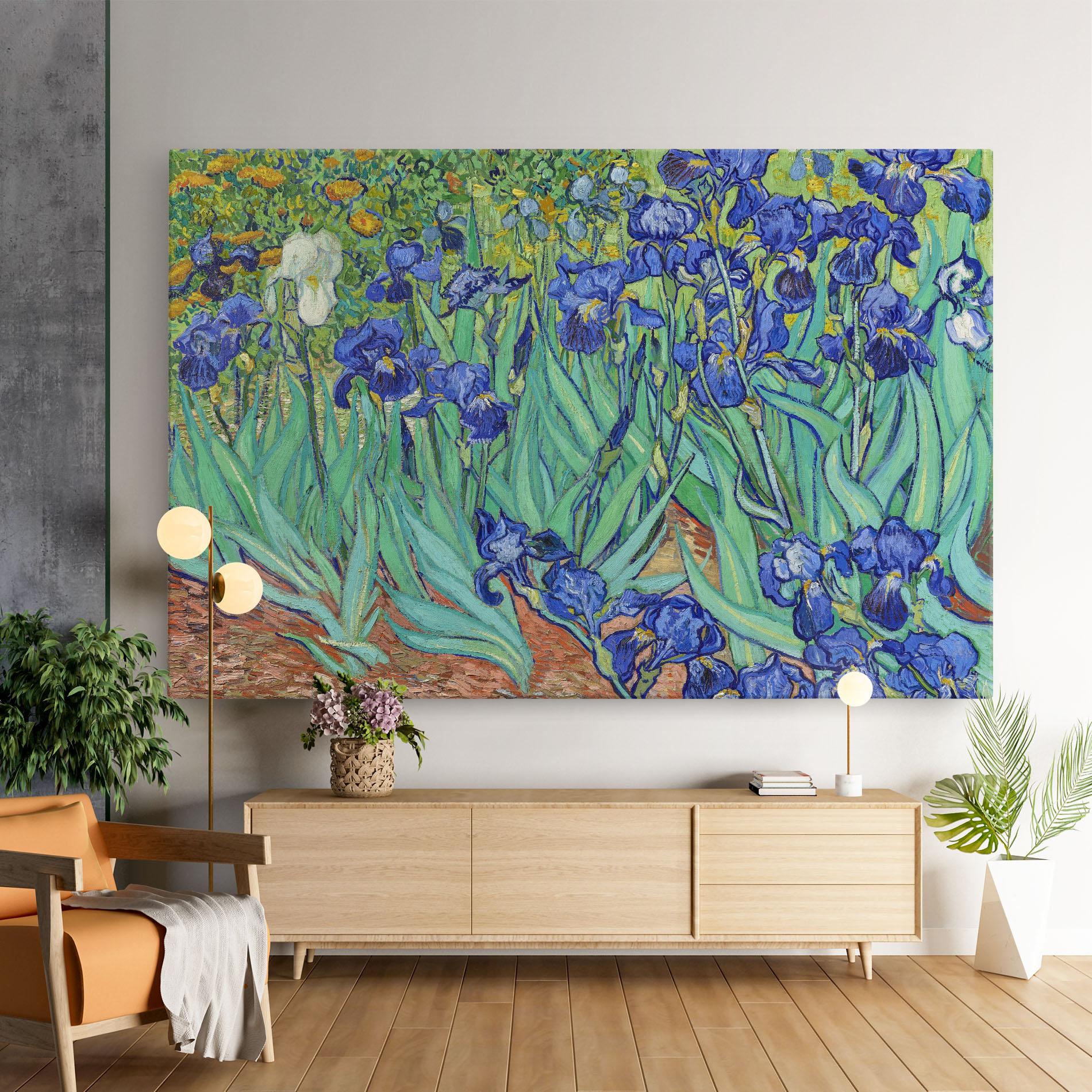 Tablou Canvas Irises Van Gogh mockup 9