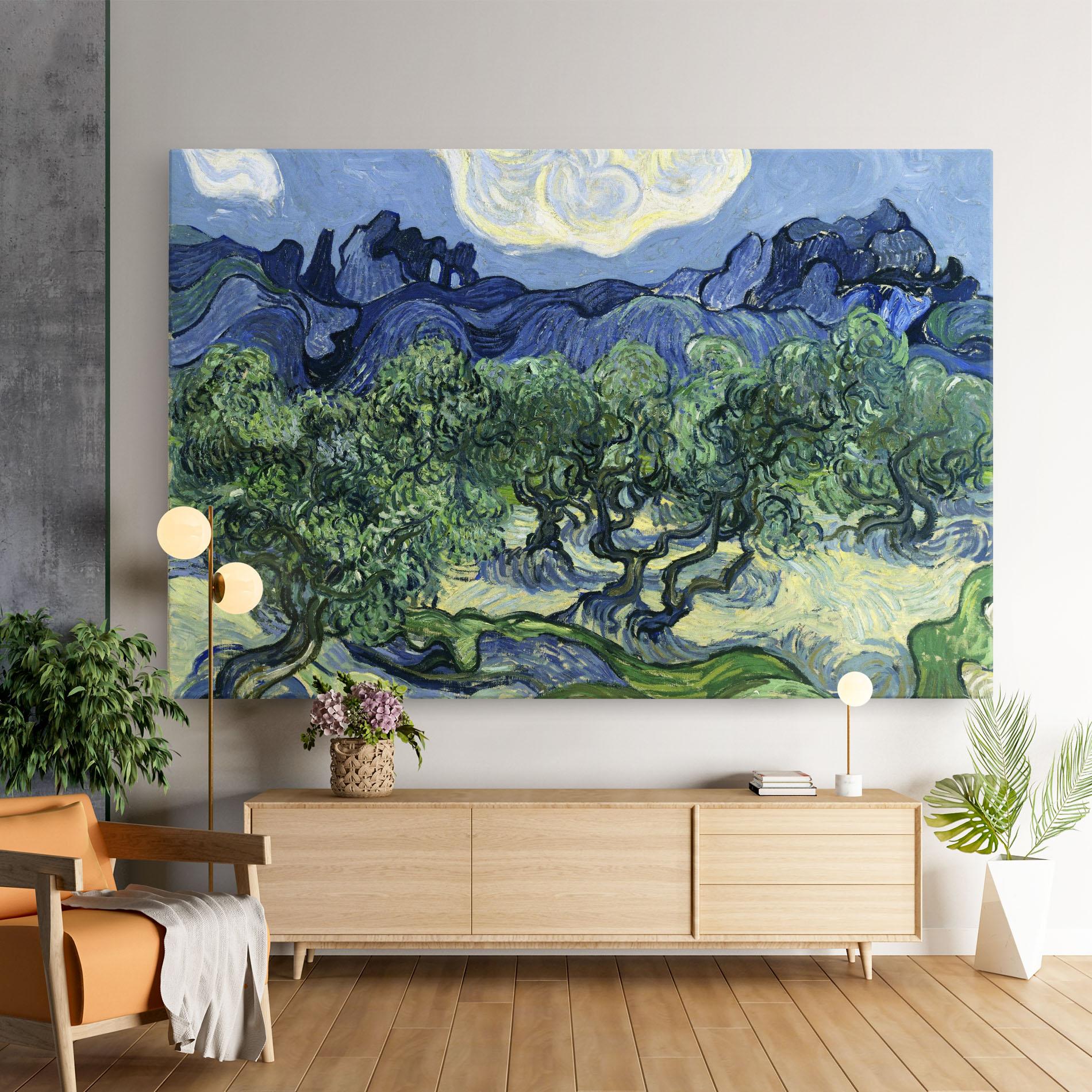 Tablou Canvas Olive Trees Alpilles mockup 9