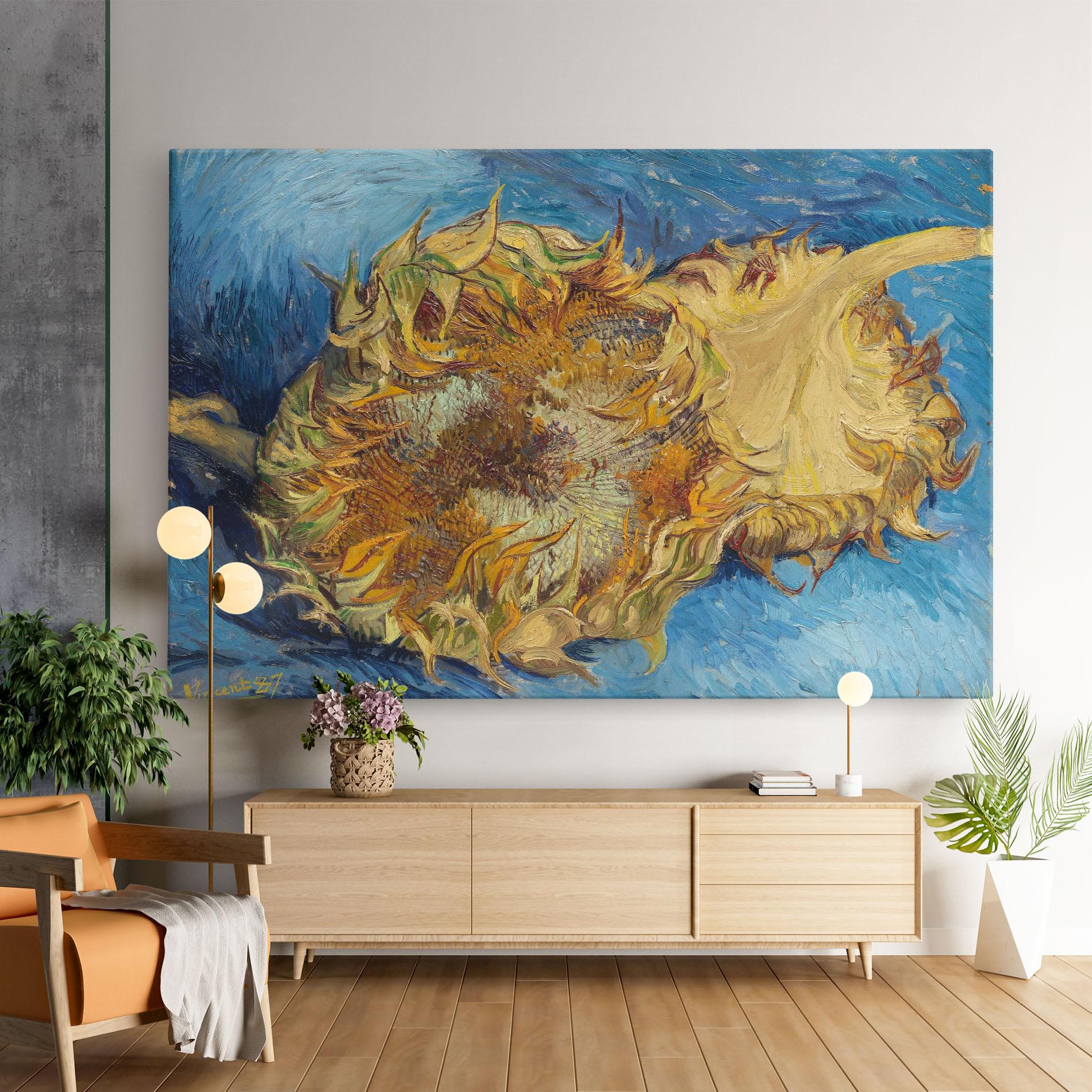 Tablou Canvas Sunflowers Van Gogh mockup 9