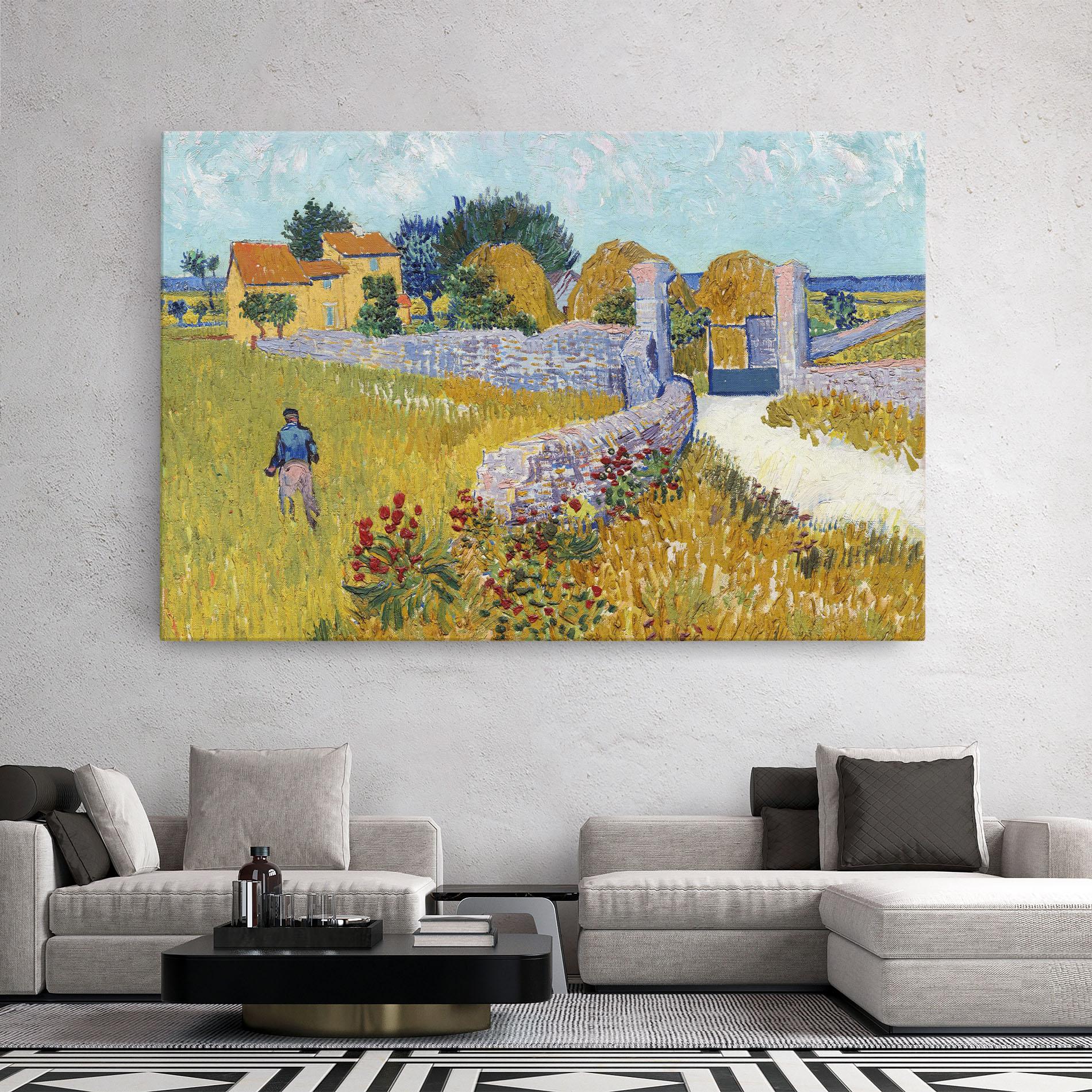 Tablou Canvas Farmhouse In Provence mockup 2