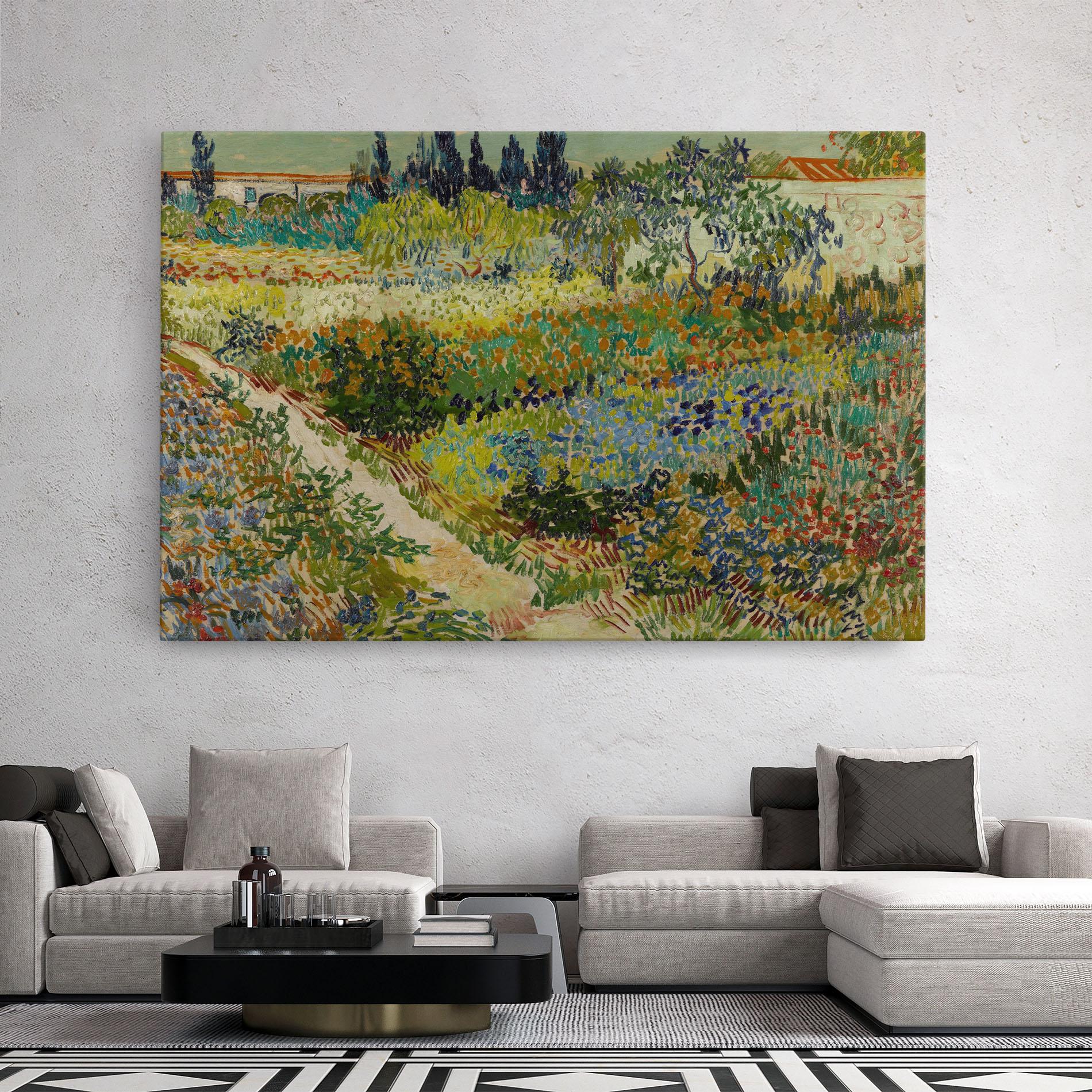 Tablou Canvas Garden At Arles mockup 2