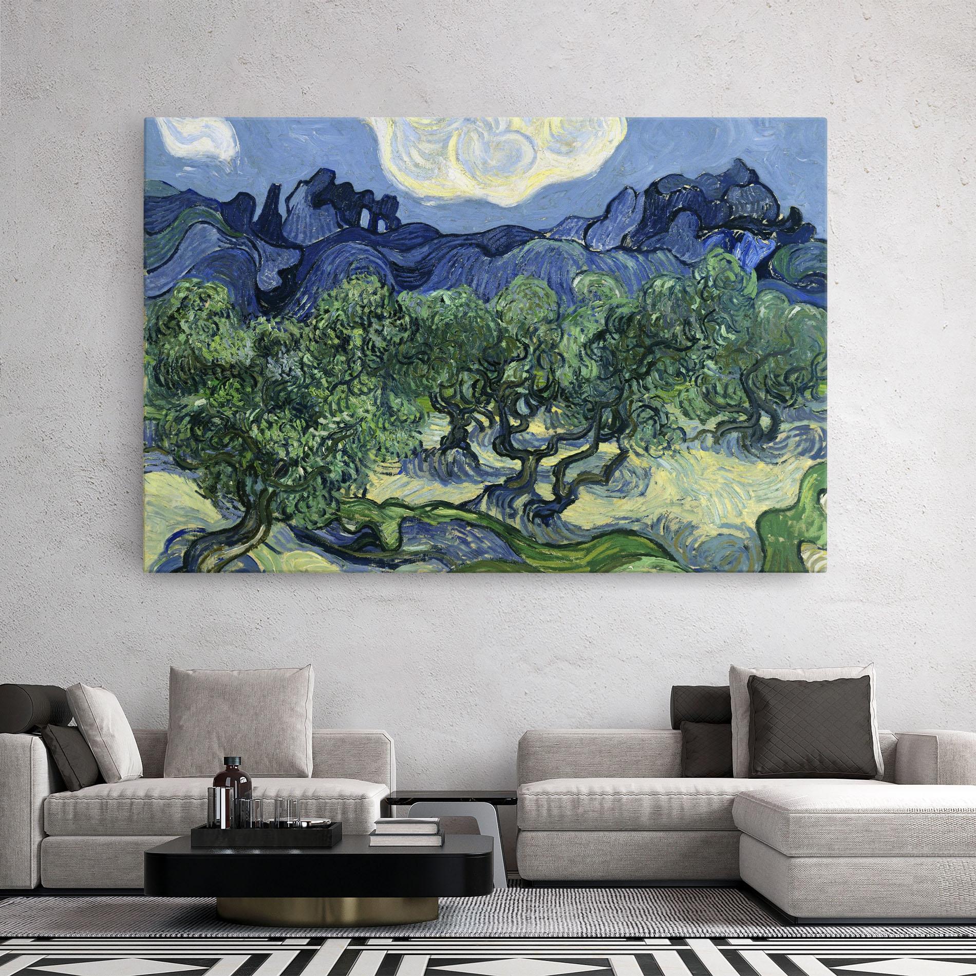 Tablou Canvas Olive Trees Alpilles mockup 2