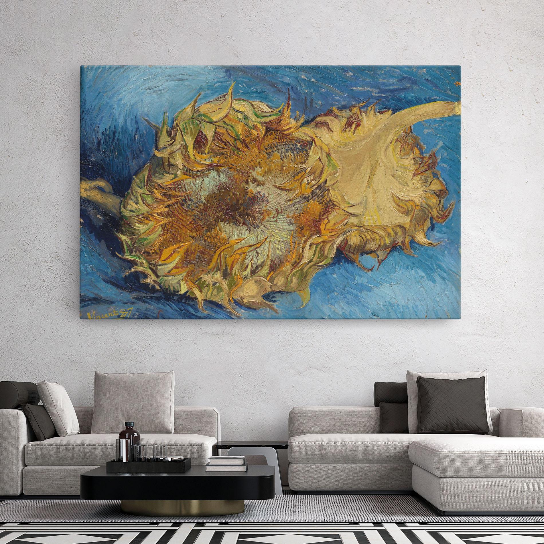 Tablou Canvas Sunflowers Van Gogh mockup 2