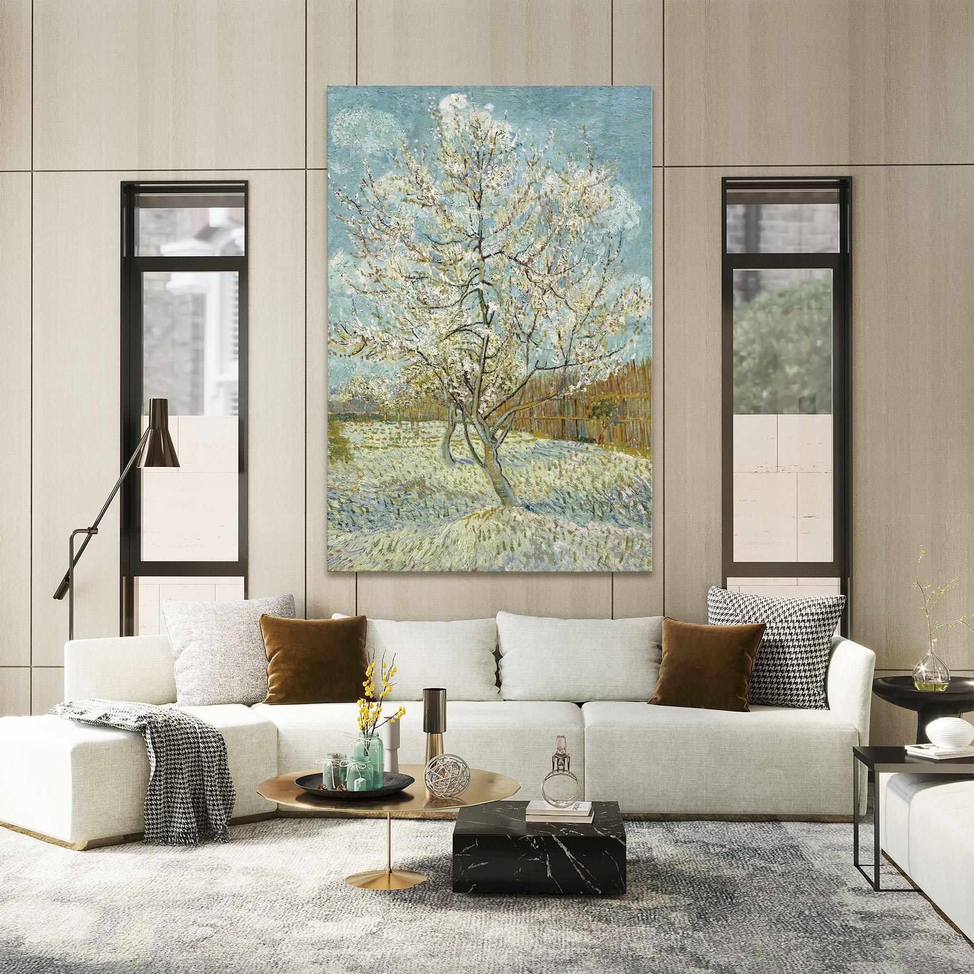 Tablou Canvas De Roze Perzikboom mockup 2