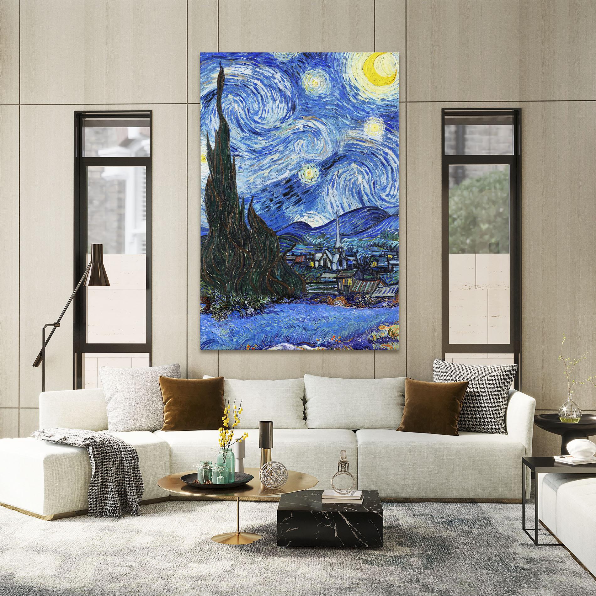 Tablou Canvas Starry Night Art mockup 2