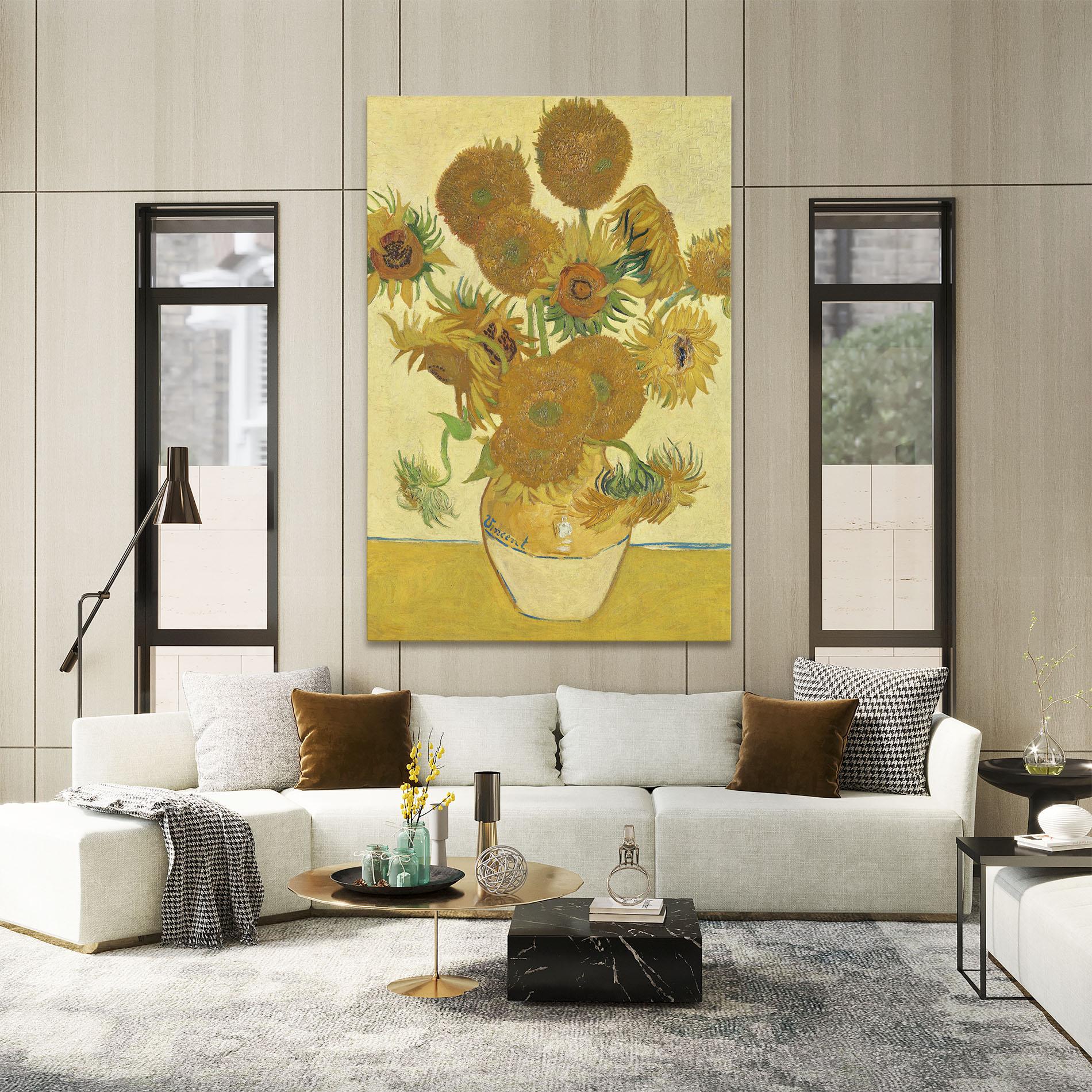 Tablou Canvas Sunflowers Vase Art mockup 2