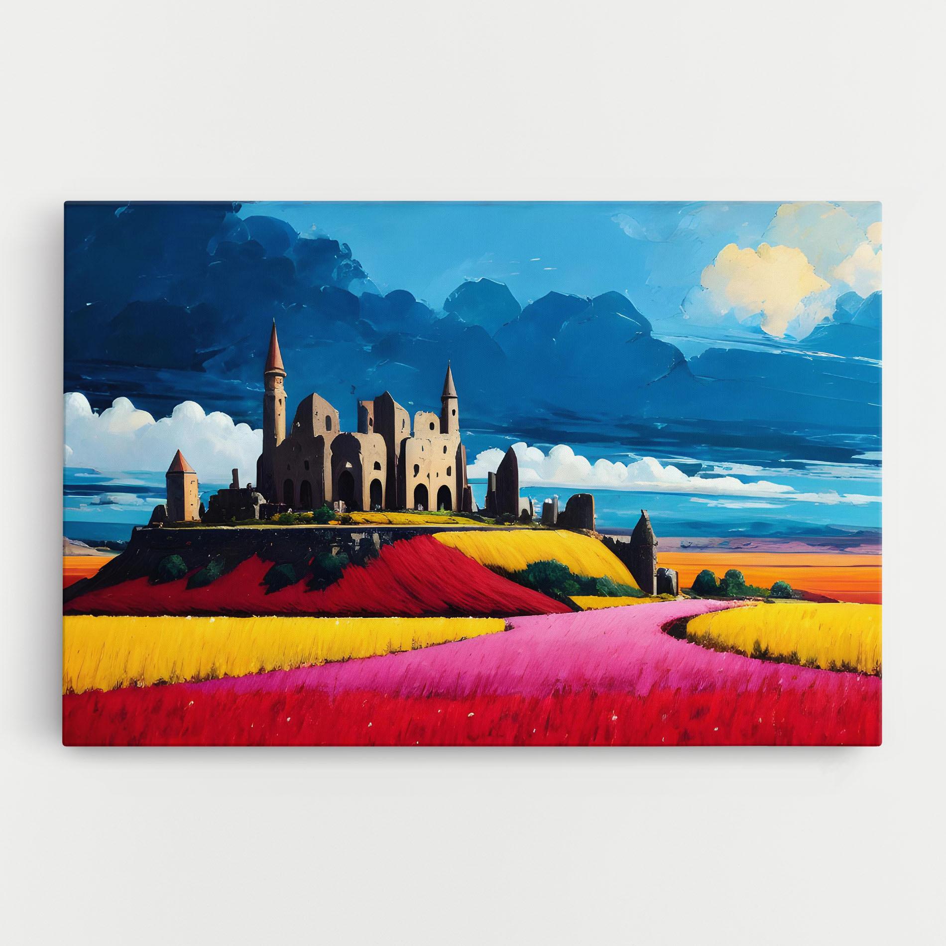 Tablou Canvas Antique Building Art mockup 0